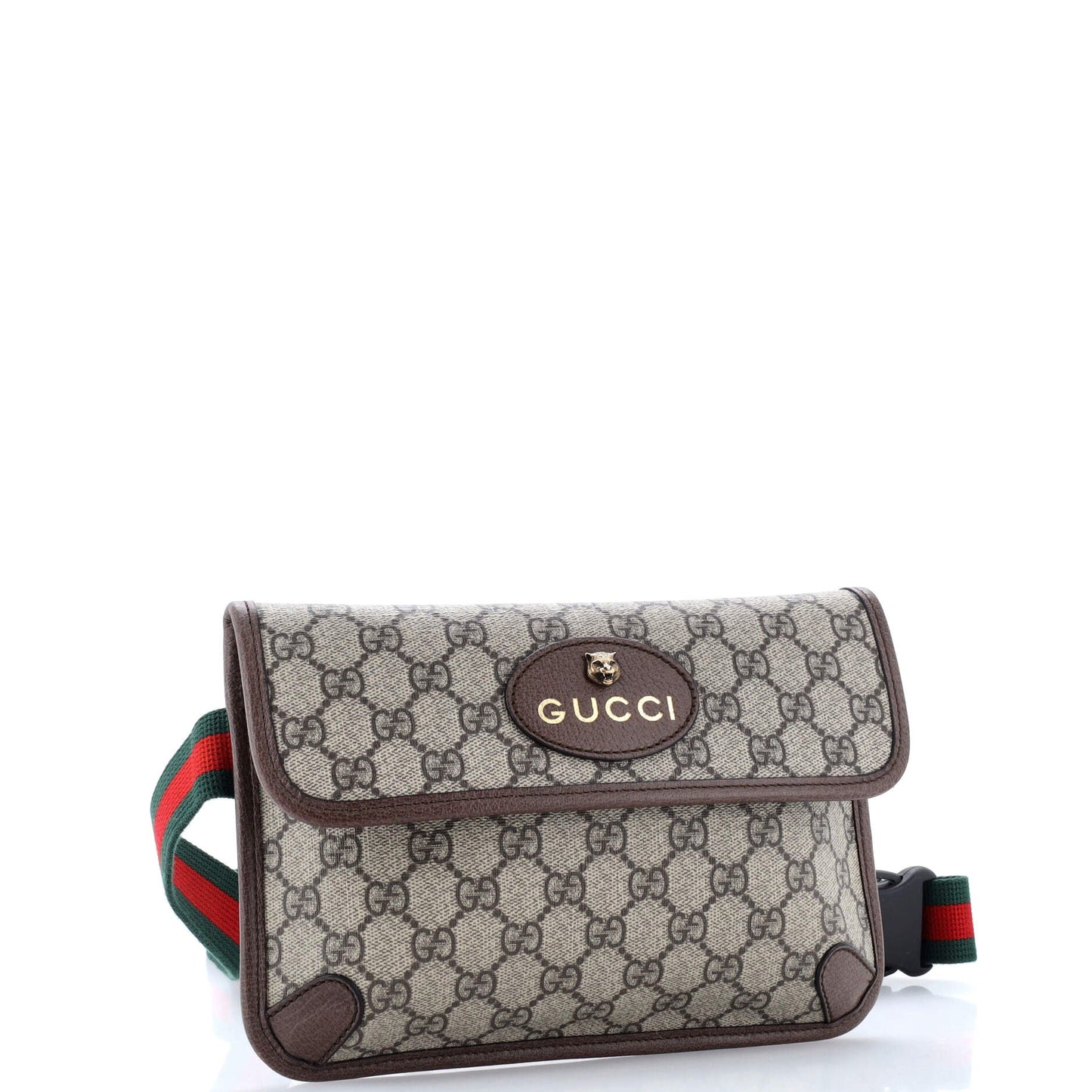 Neo Vintage Flap Belt Bag GG Coated Canvas