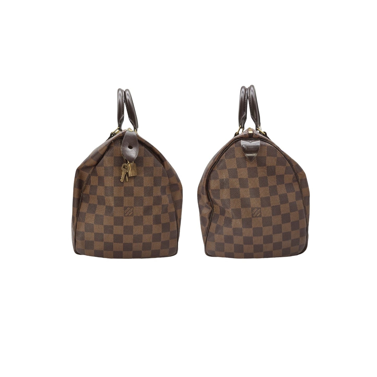 Louis Vuitton Damier Ebene Speedy 35 Satchel