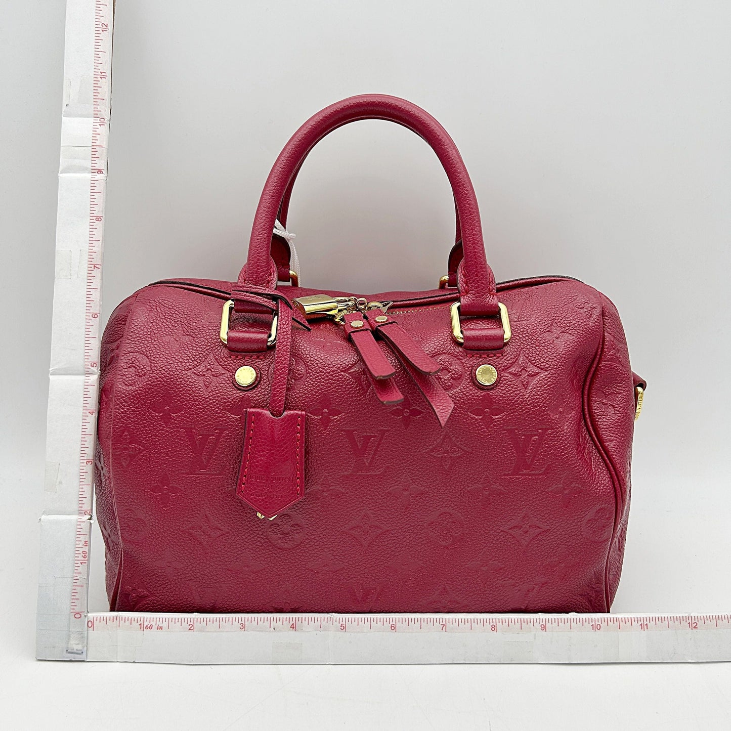 GLM-Monogram Empreinte Speedy Bandouliere 25 - Burgundy Handle Bags, Handbags LA29587