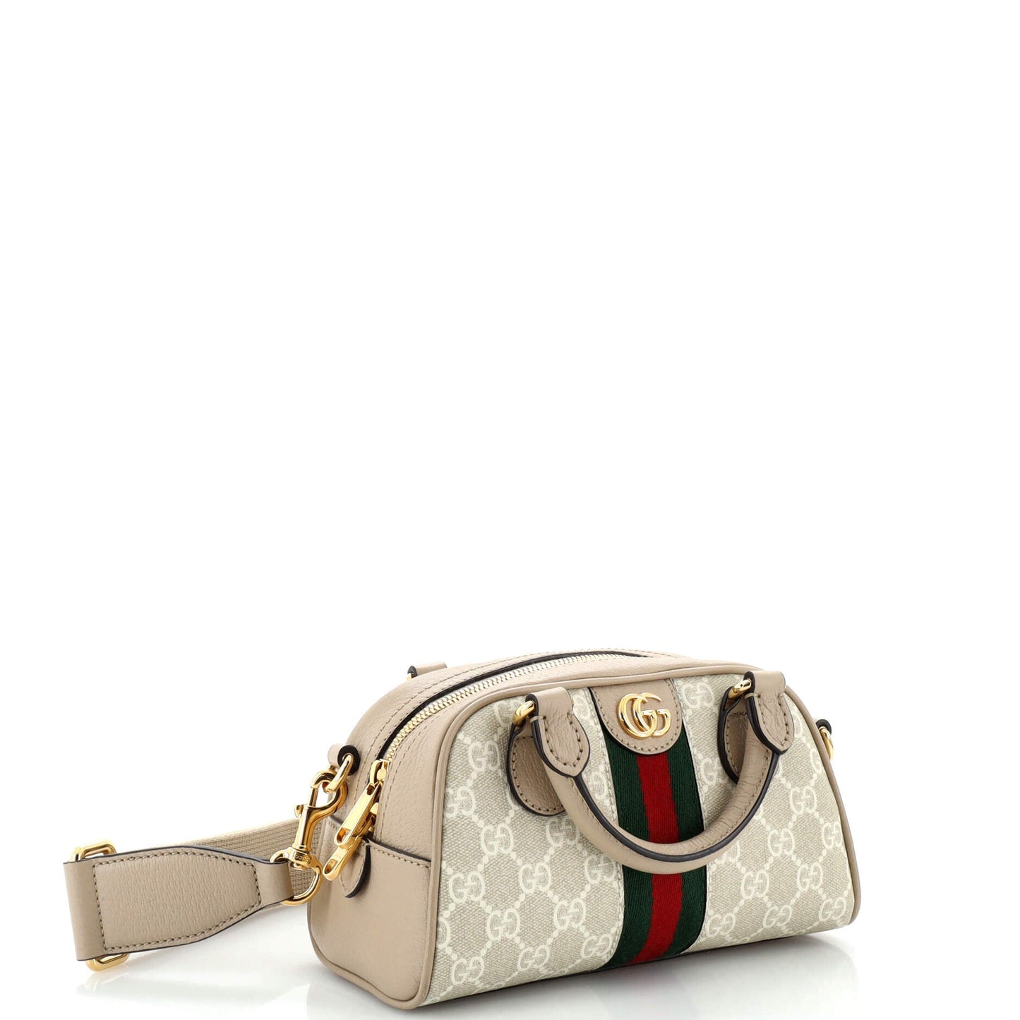 Ophidia Convertible Boston Top Handle Bag GG Coated Canvas Mini