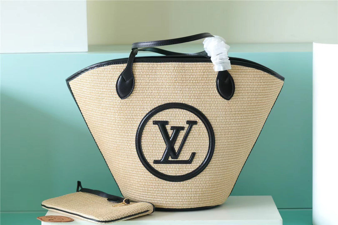 LVÃ‚Â Saint Jacques Raffia Black For Women,  Shoulder And Crossbody Bags 22.4in/57cm LV M59808