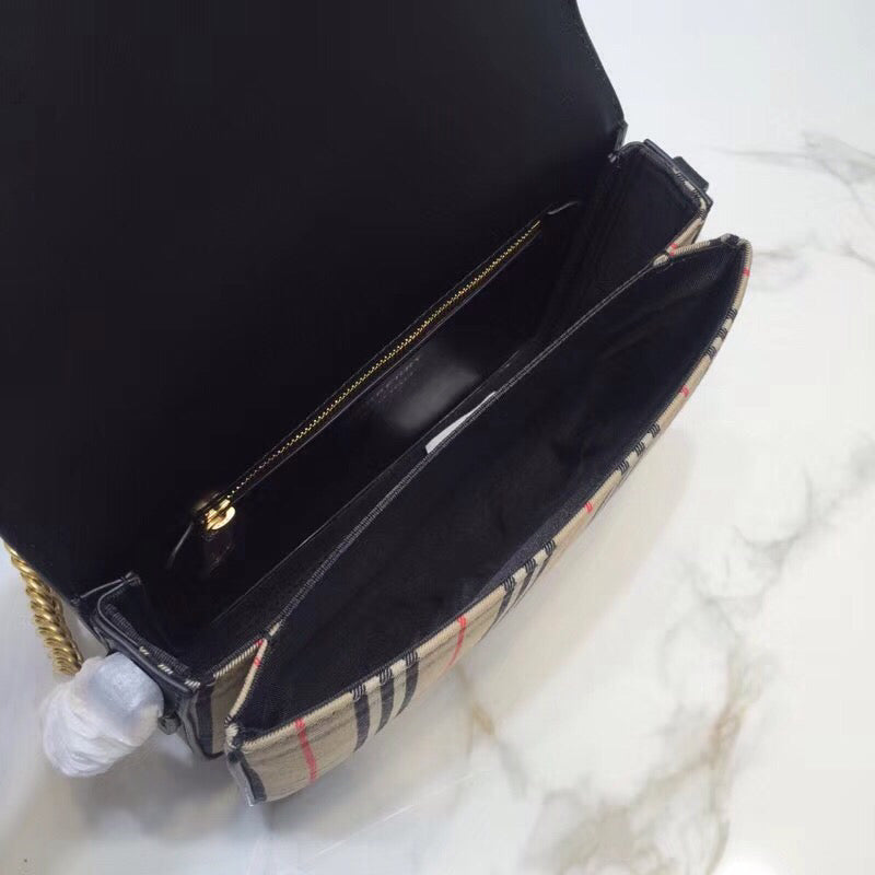 GLAMI 1983 Check LiNike Bag Black For Women, Bags 9in/23cm