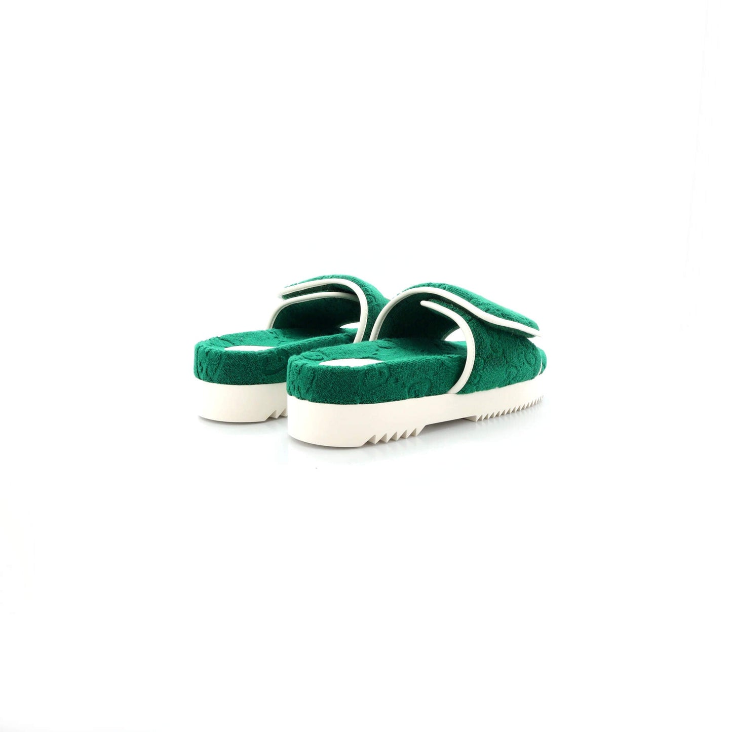 x Adidas Women's Platform Slide Sandals Terry Cloth