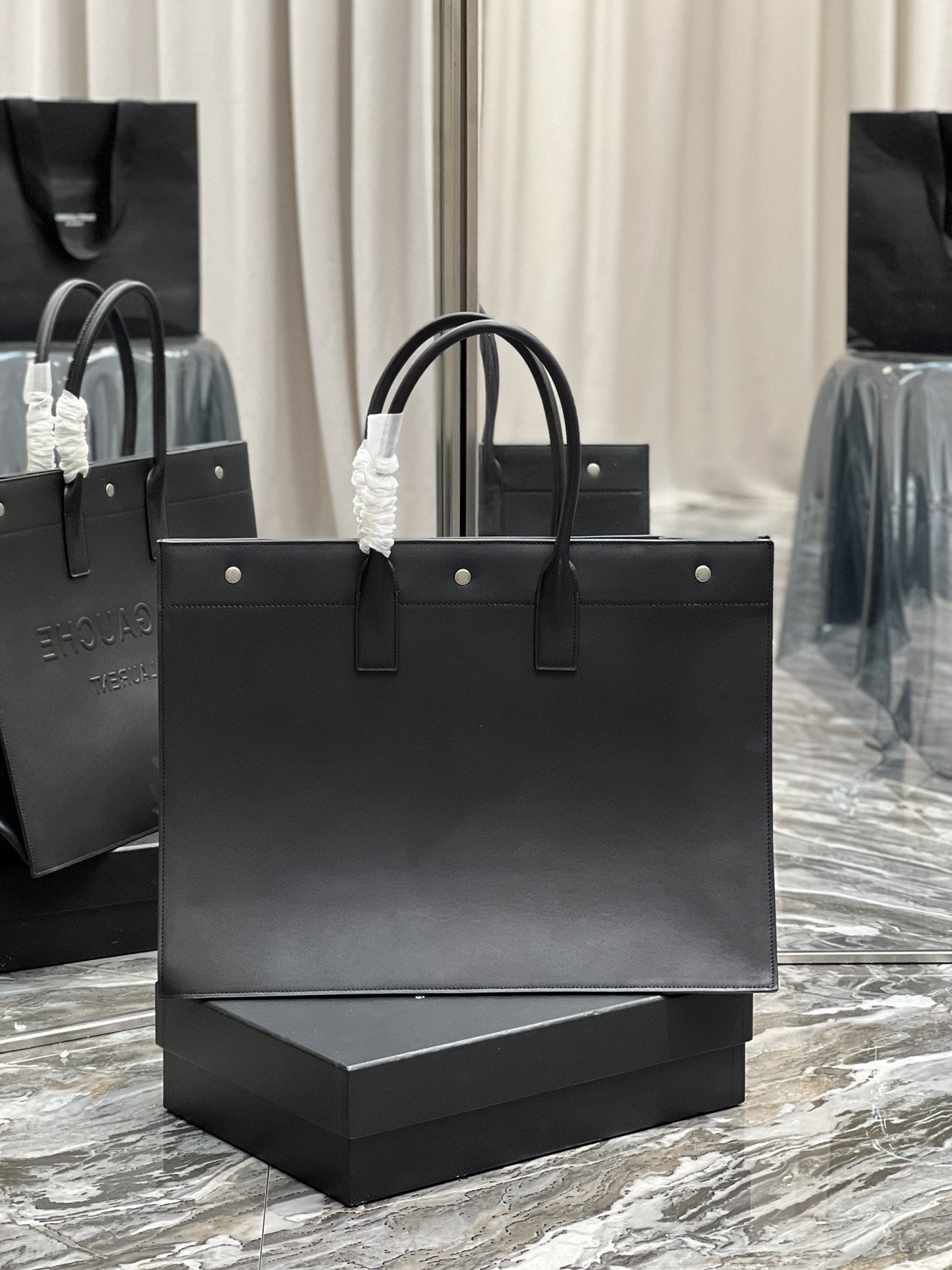 GLAMI Rive Gauche Tote Bag In Black For Women 18.9in/48cm YSL 587273CWTFE1000