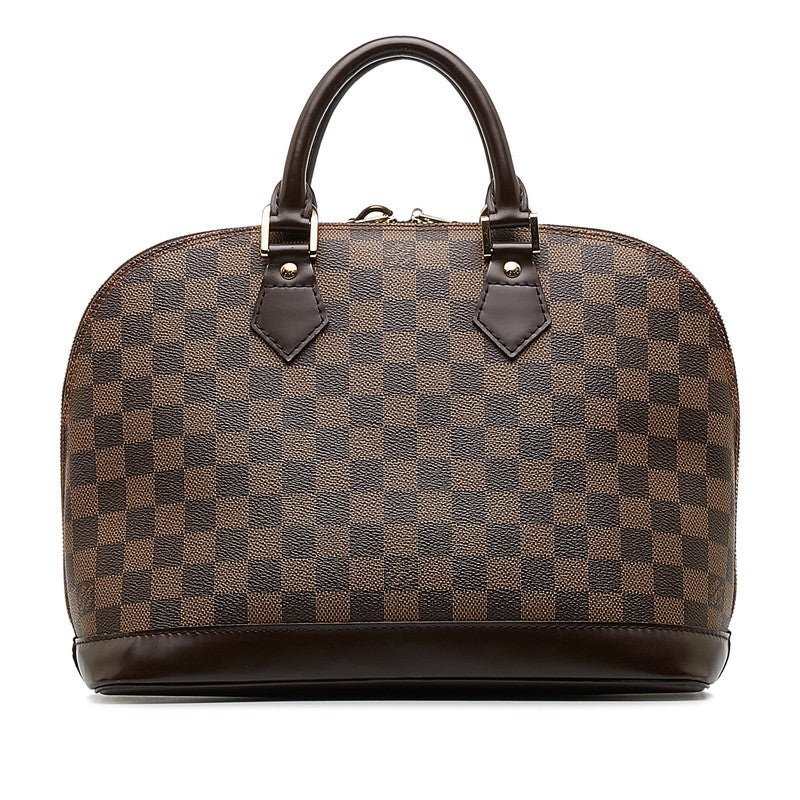 Louis Vuitton Alma Handbag N51131 Brown PVC Leather  Louis Vuitton