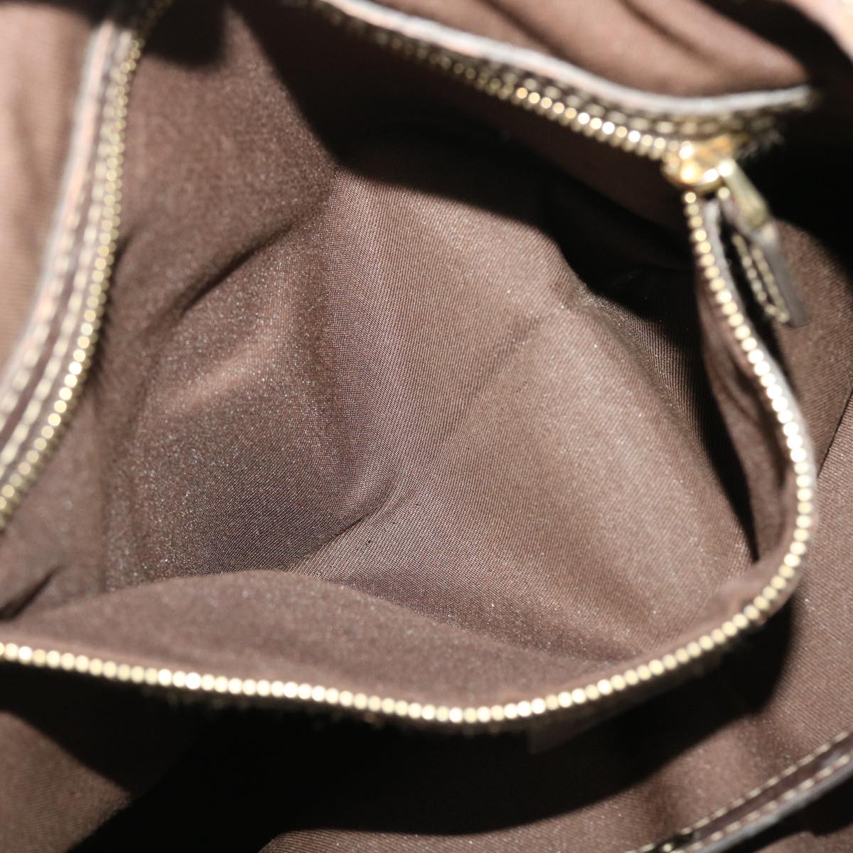 GUCCI GG Canvas Shoulder Bag Beige 162900 40110