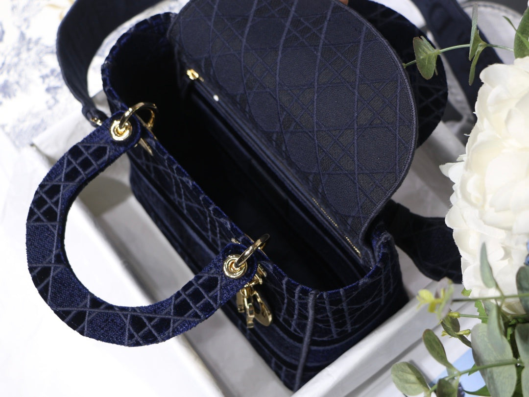 GLAMI MeGLAMIum Lady D-Lite Bag Blue For Women 9.5in/24cm CD M0565OROC