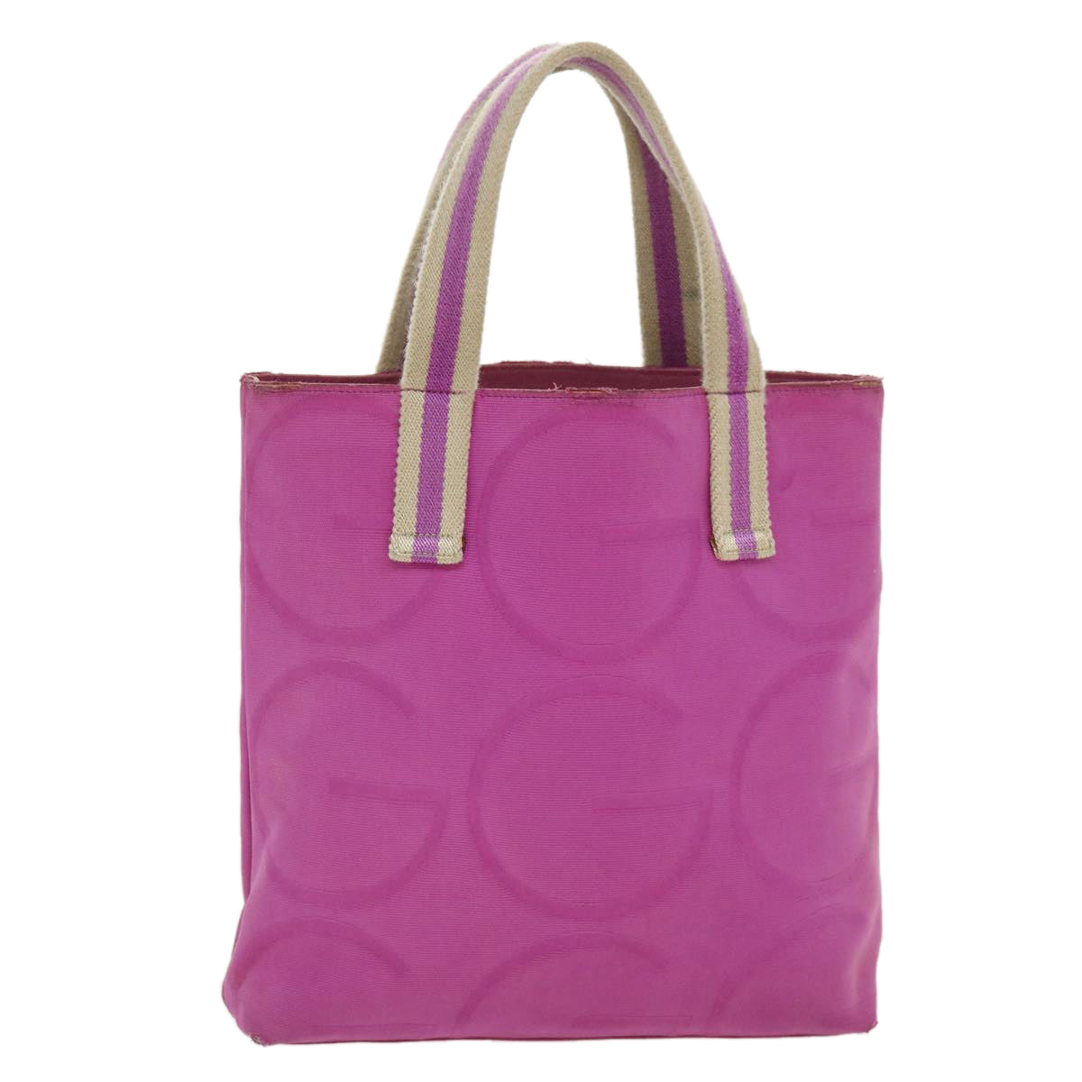 GUCCI Hand Bag Canvas Pink 1406691 40365