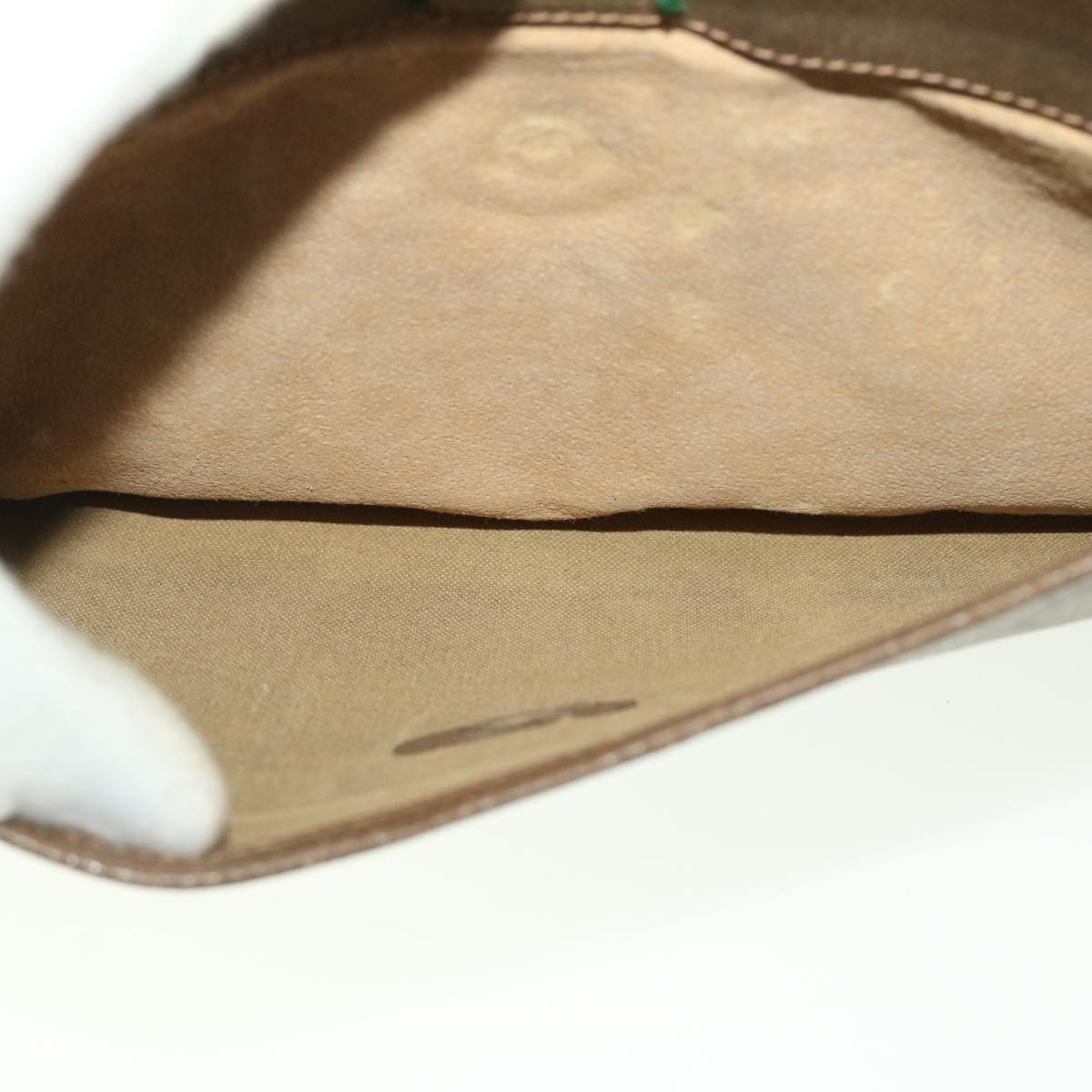 GUCCI GG Canvas Shoulder Bag PVC Leather Beige 904.02.026 40371