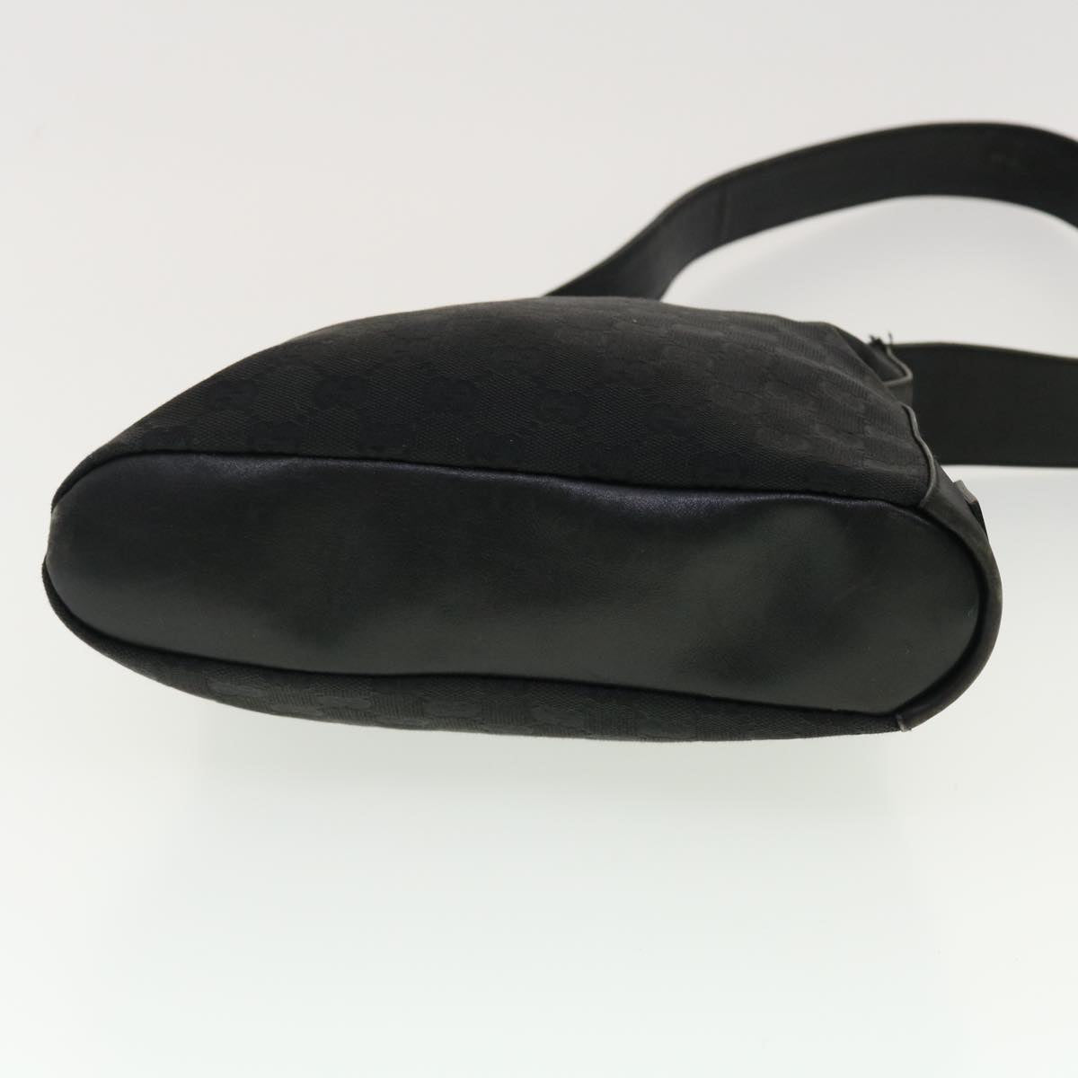 GUCCI GG Canvas Shoulder Bag Black 91761 40754