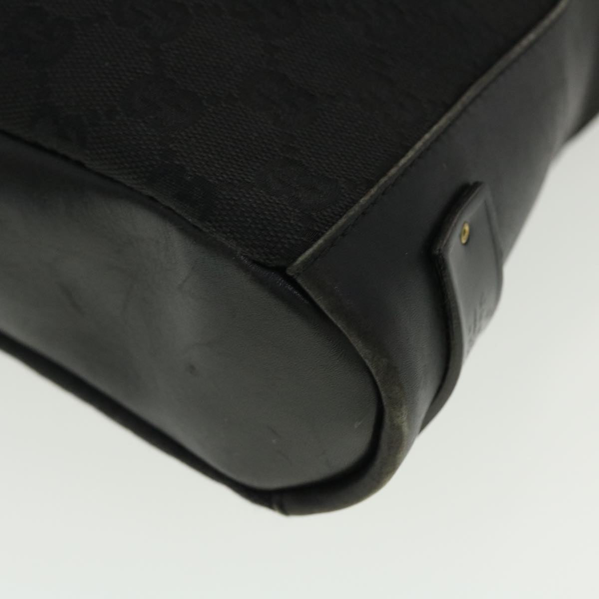 GUCCI GG Canvas Shoulder Bag Black 91761 40754