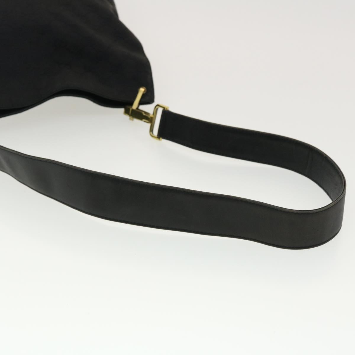 GUCCI GG Canvas Shoulder Bag Black 91761 40754