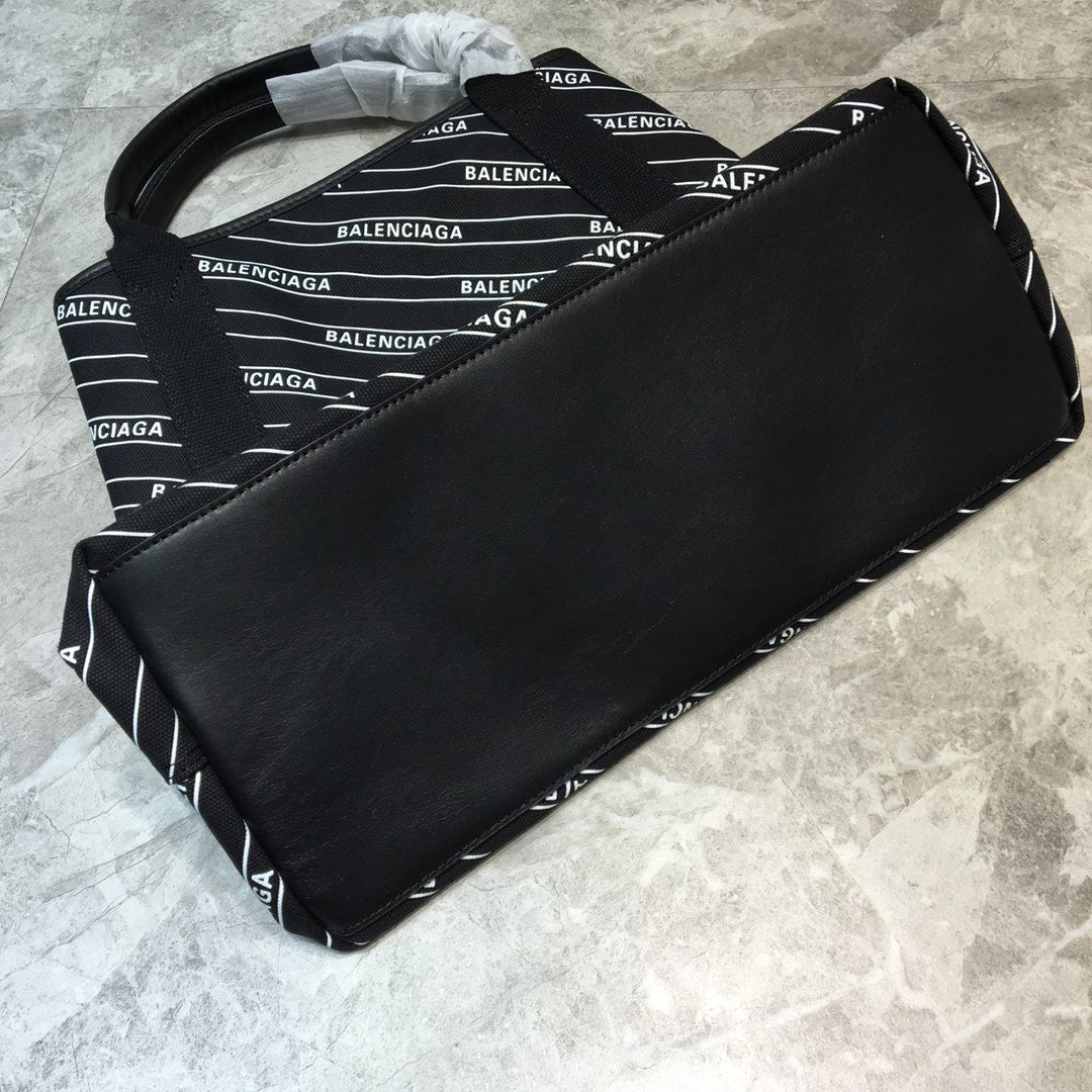 Balen Navy MeGLAMIum Cabas Tote Bag In Black, For Women,  Bags 14.1in/36cm