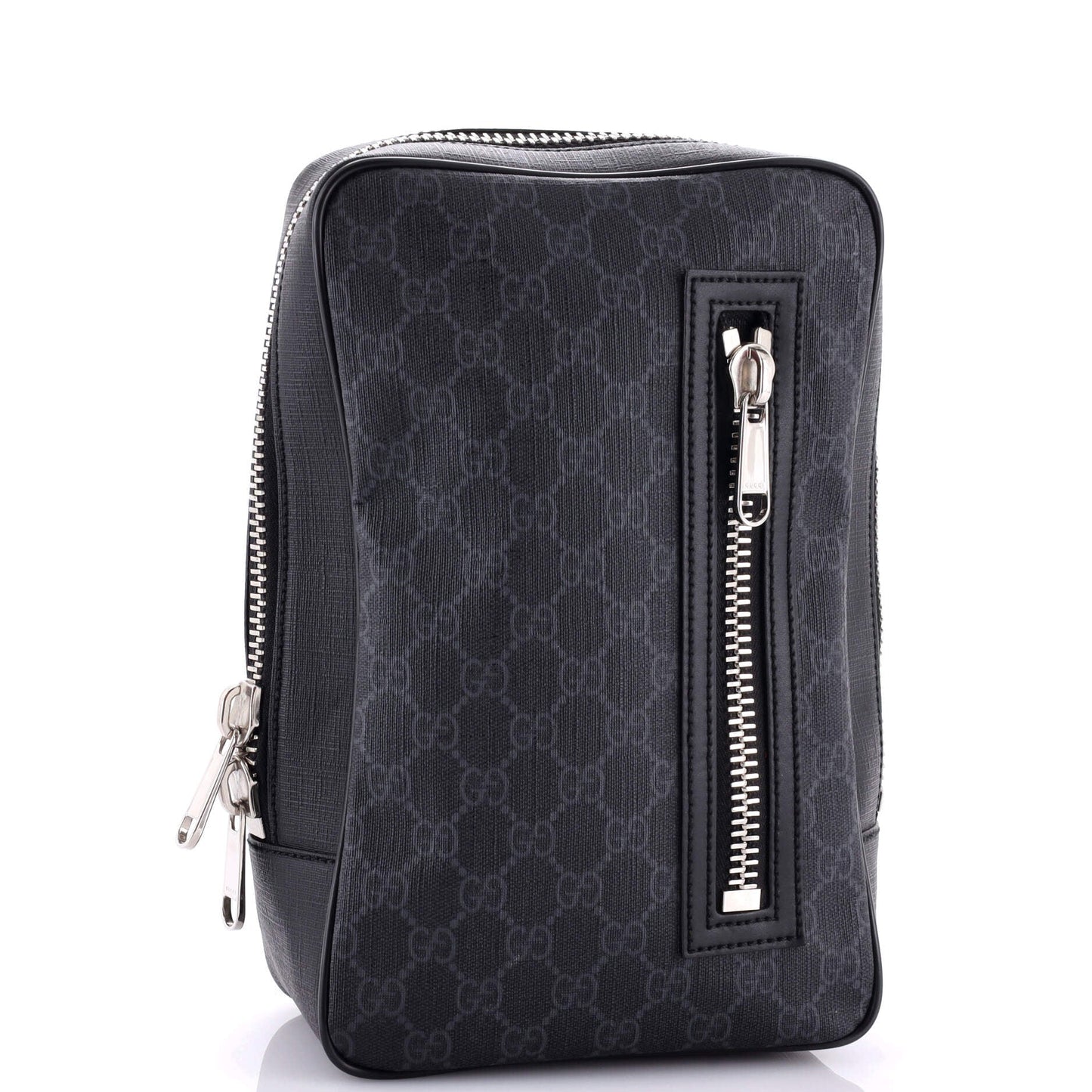 Soft Zip Sling Bag GG Coated Canvas Small