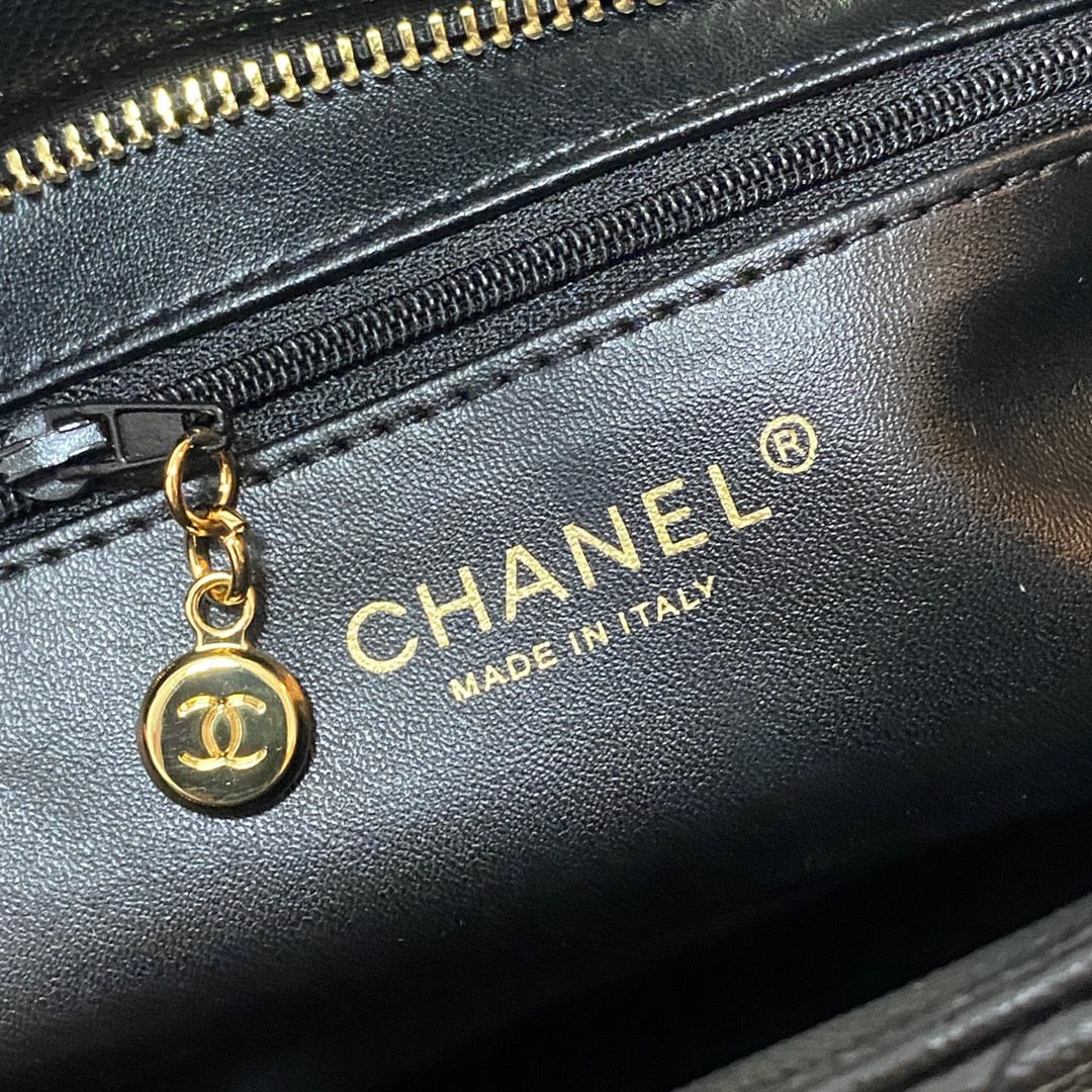 CHLMedallion Tote Gold Hardware Caviar Black For Women Handbags, Shoulder Bags 15.6in/32cm