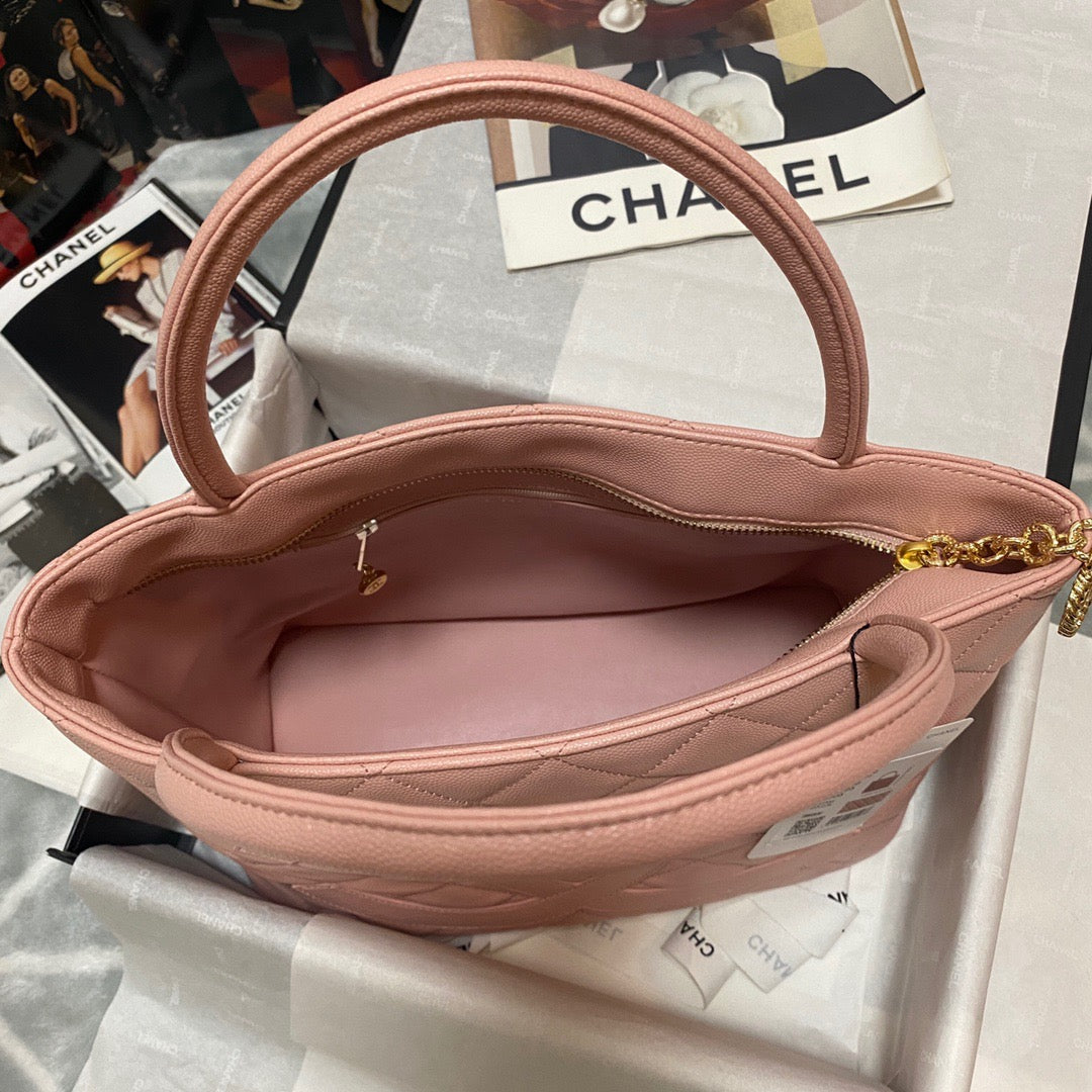 CHLMedallion Tote Gold Hardware Caviar PiNike For Women Handbags, Shoulder Bags 15.6in/32cmÃ‚Â 