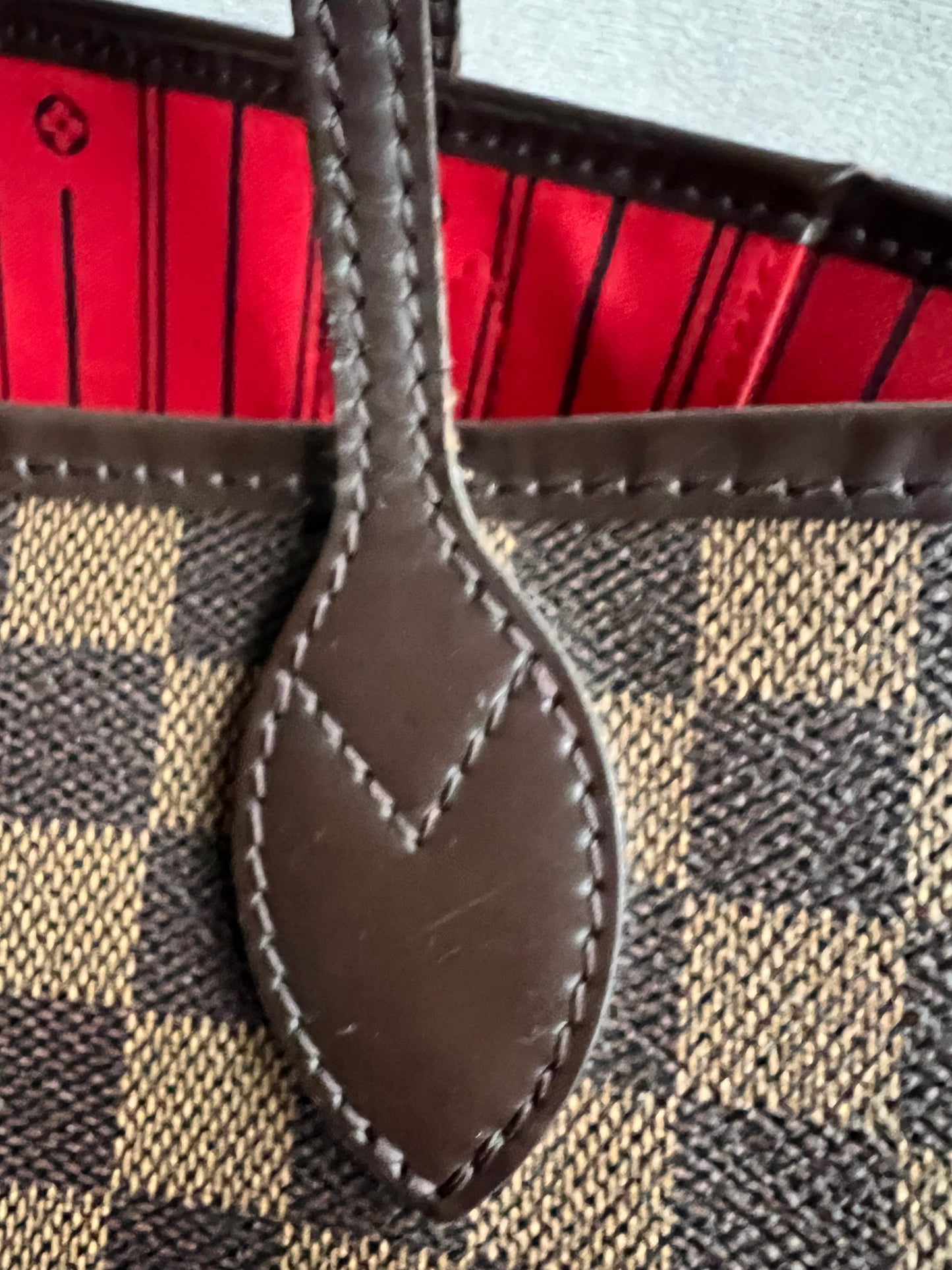 Louis Vuitton Neverfull MM Damier Ebene Cherry Interior (RRP £1410)