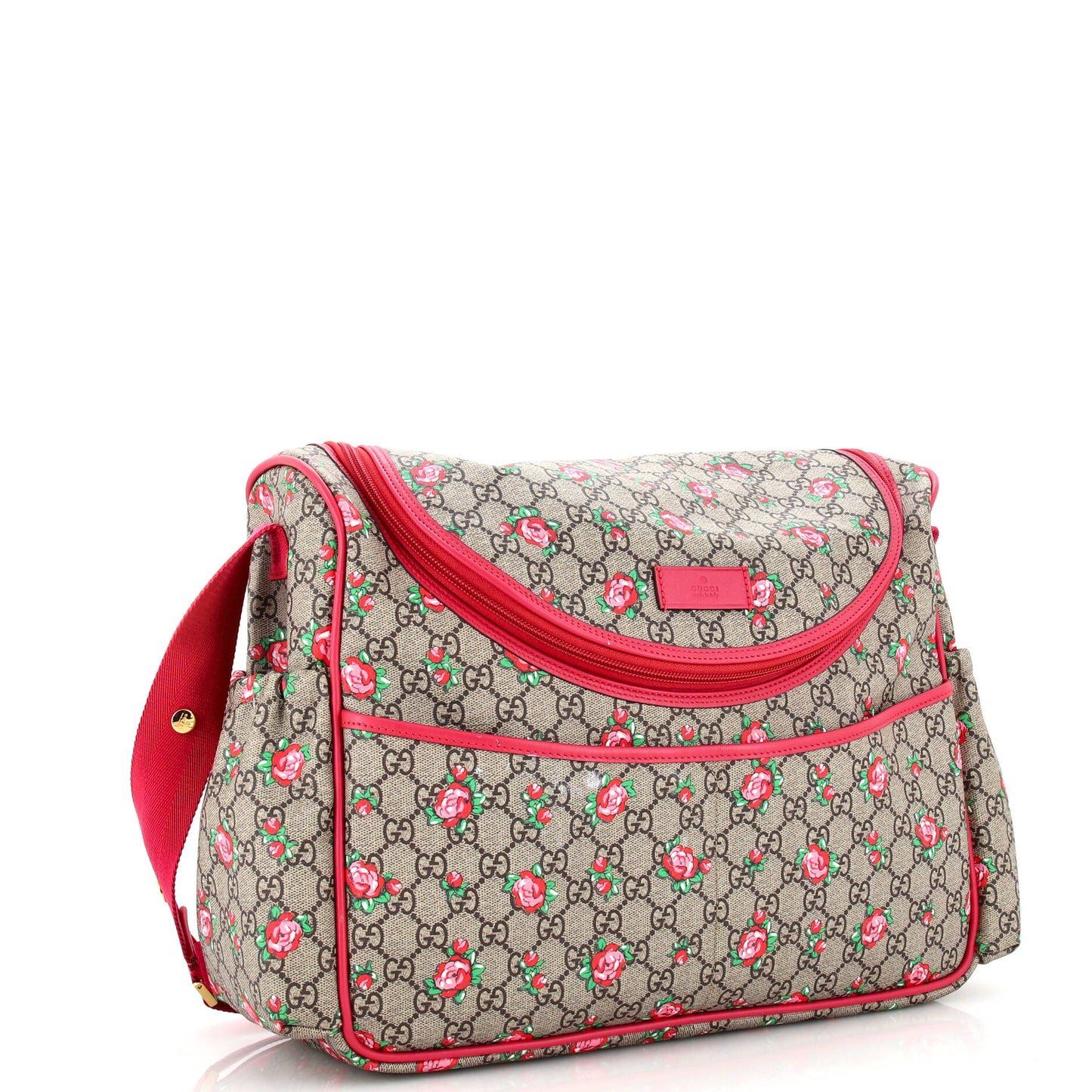 Diaper Bag Printed GG Coated Canvas