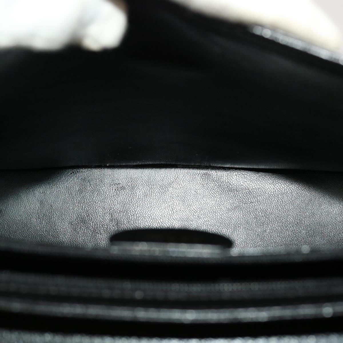 GUCCI Shoulder Bag Leather Black 41263