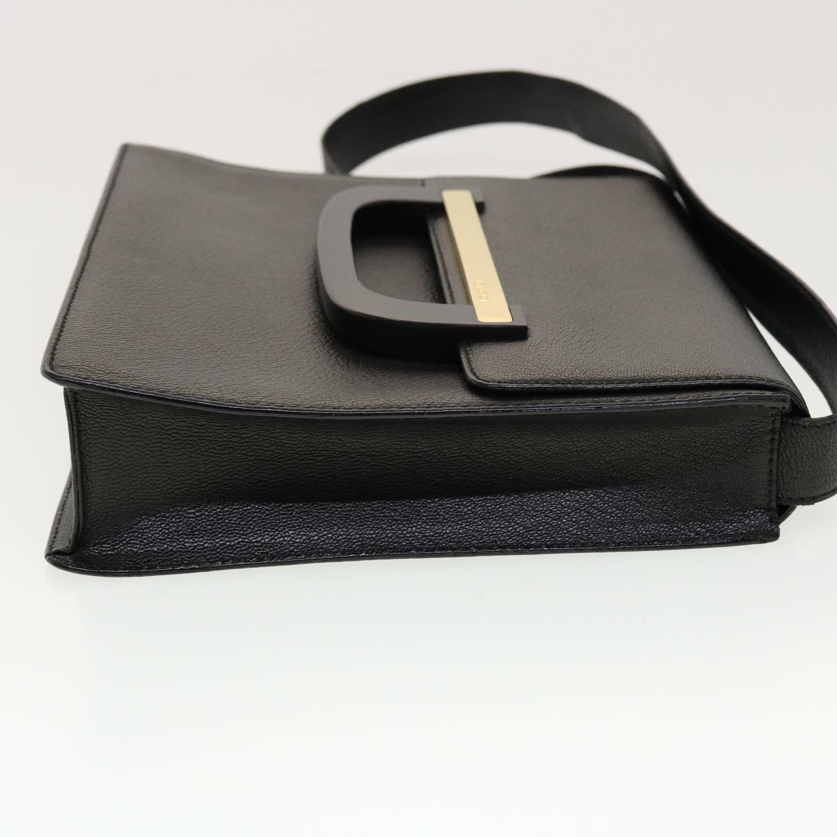 GUCCI Shoulder Bag Leather Black 41263