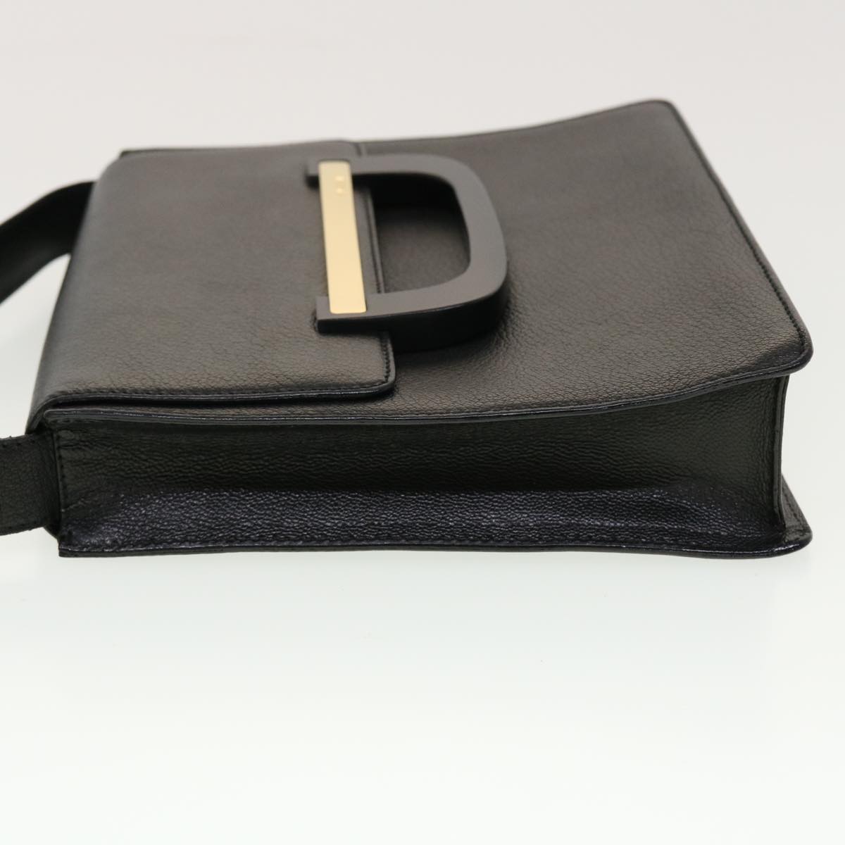 GUCCI Shoulder Bag Leather Black 41263