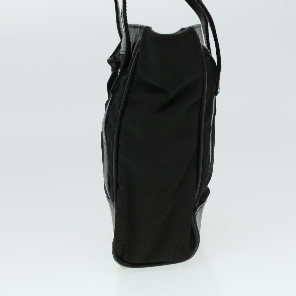 GUCCI Hand Bag Nylon Leather Black 000.2854.0500.5 41267