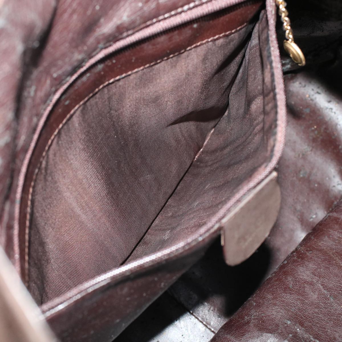 GUCCI Bamboo Hand Bag Suede 2way Brown 001.3444.1577 41364