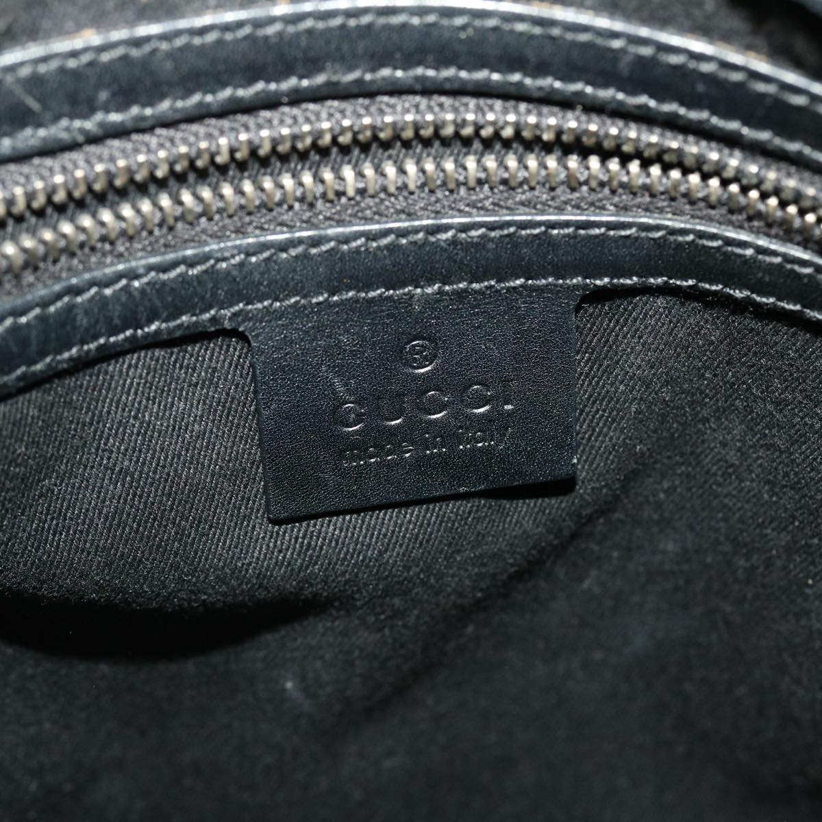 GUCCI GG Canvas Shoulder Bag Black 109143 41377