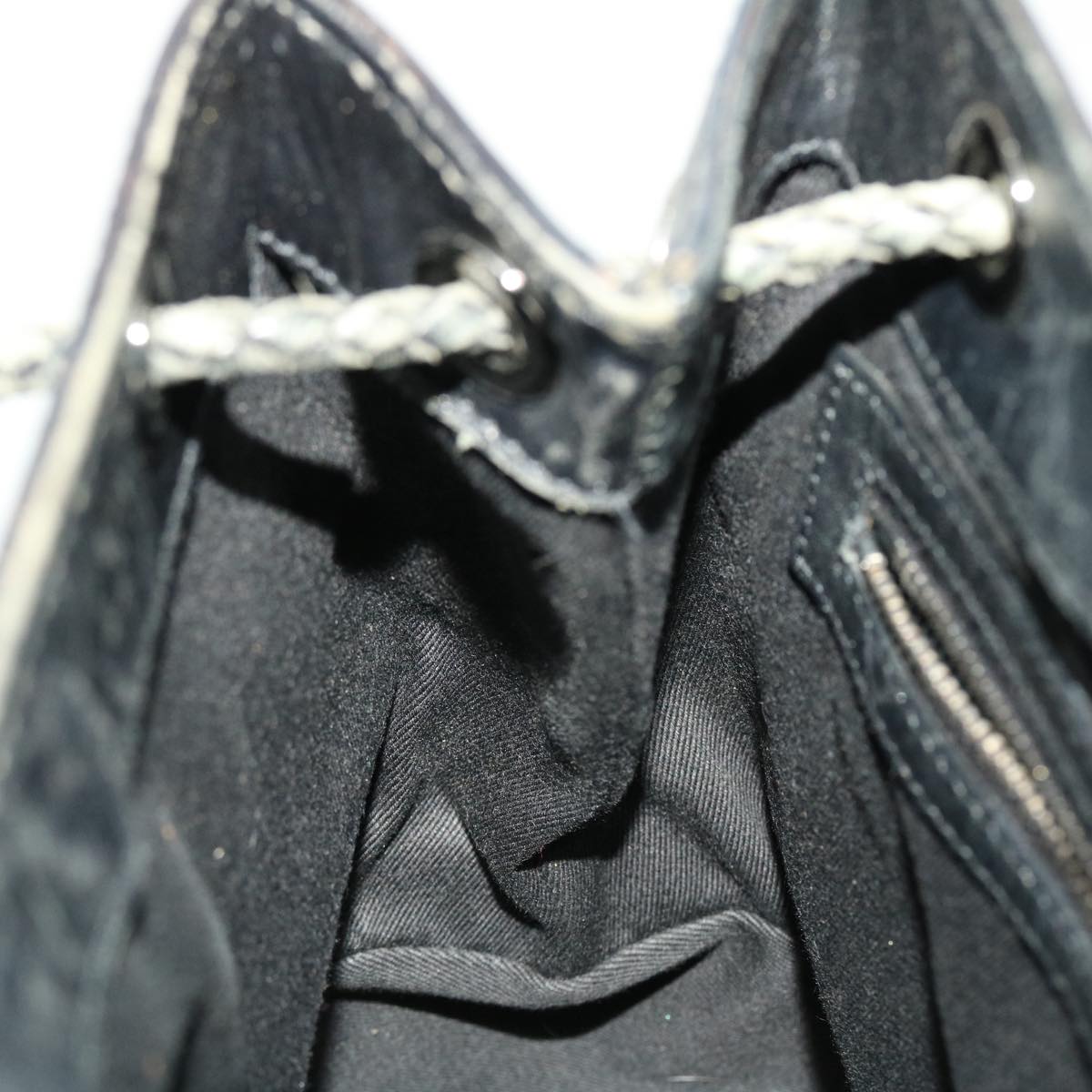 GUCCI GG Canvas Shoulder Bag Black 109143 41377