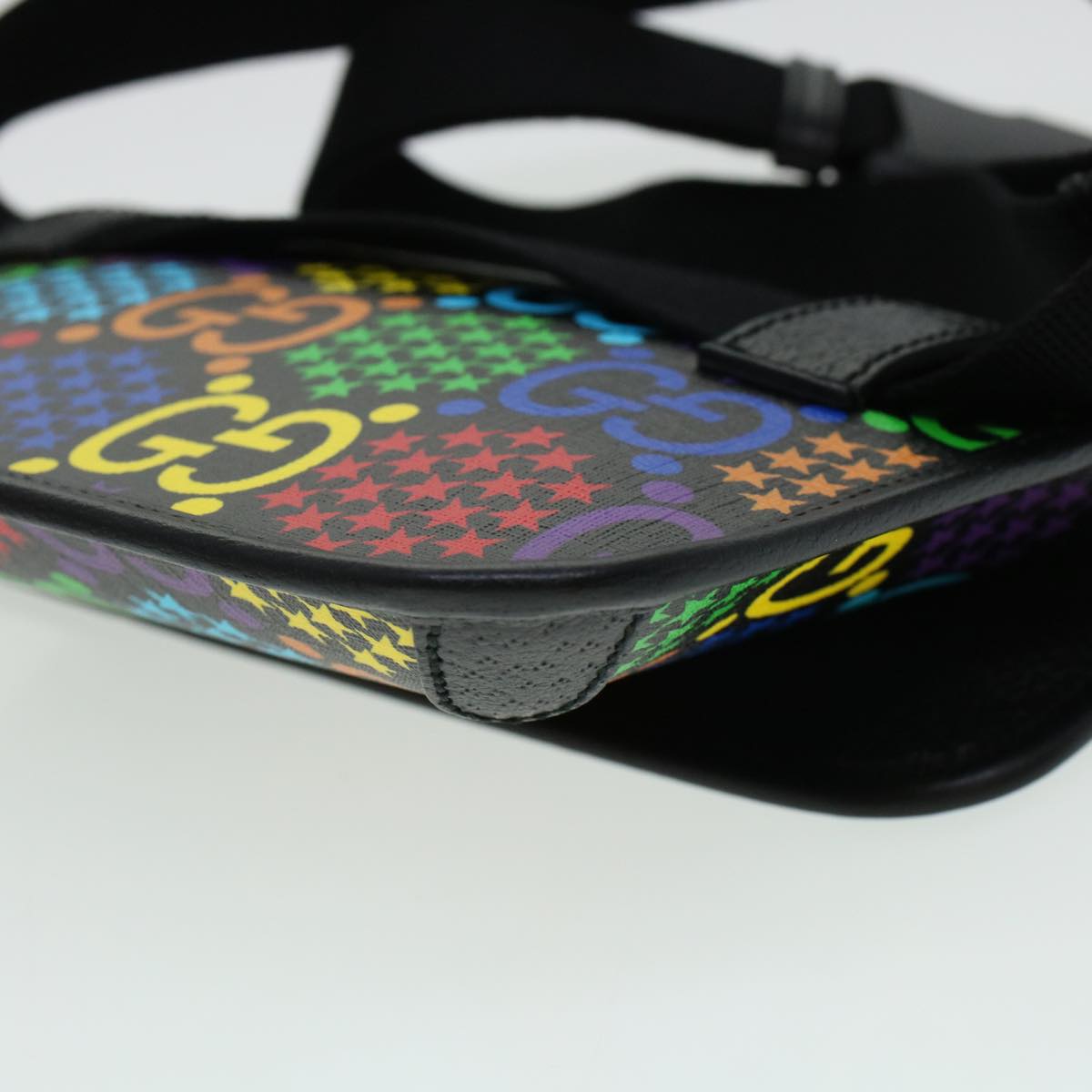 GUCCI GG Psychedelic Body Bag PVC Leather Multicolor 598113 41954