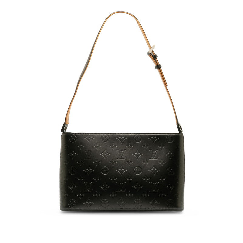 Louis Vuitton Monogram Matte Alston Shoulder Bag M55122 Noir Black Leather