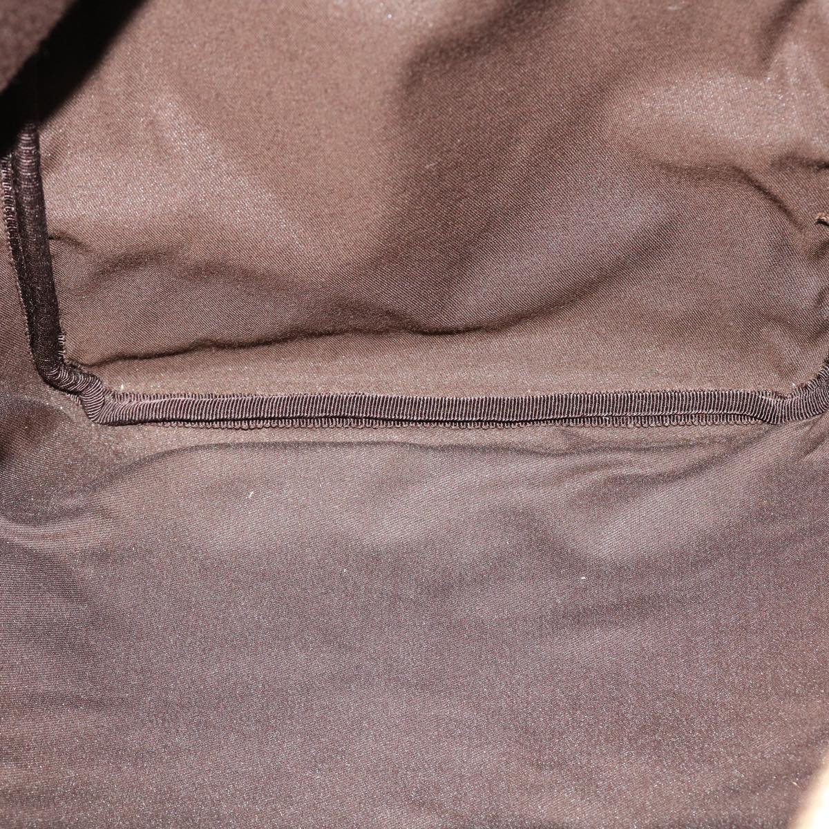 GUCCI GG Canvas Boston Bag PVC Leather Beige 206501 42086