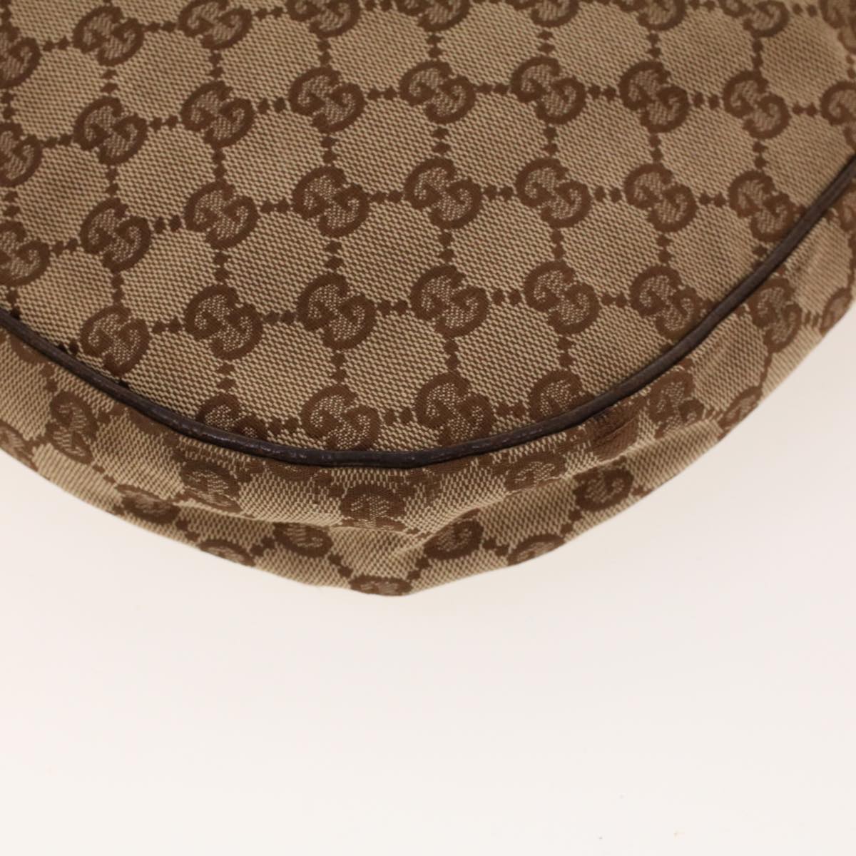 GUCCI GG Canvas Web Sherry Line Shoulder Bag Beige Red Green 122790 42089