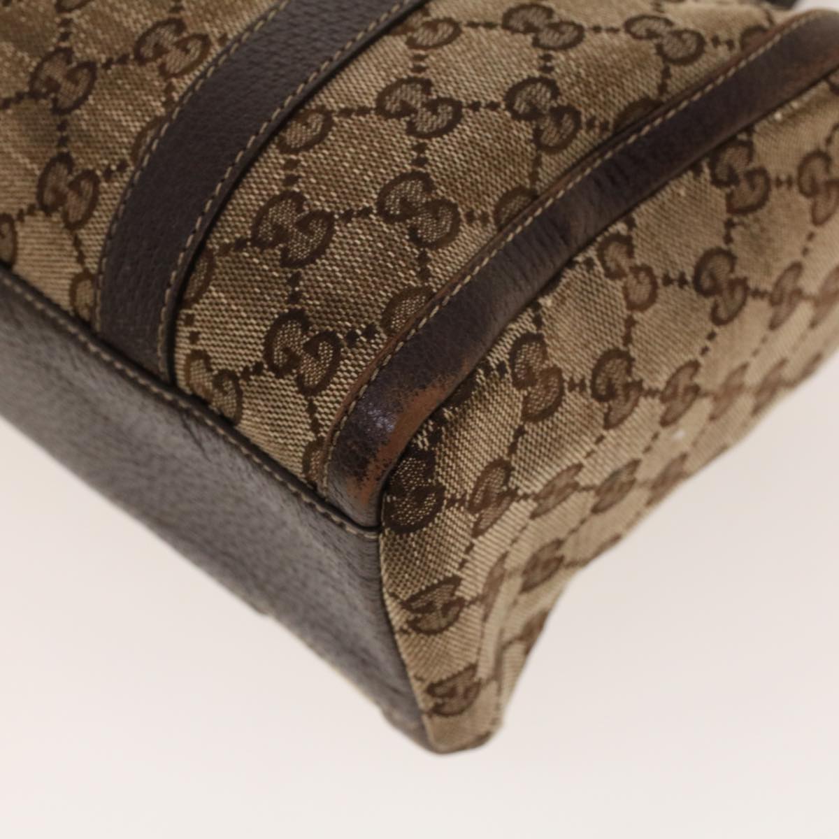 GUCCI GG Canvas Boston Bag Beige 130942 42101
