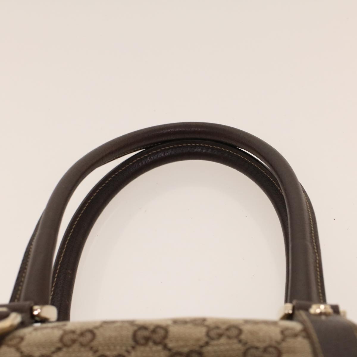 GUCCI GG Canvas Boston Bag Beige 130942 42101
