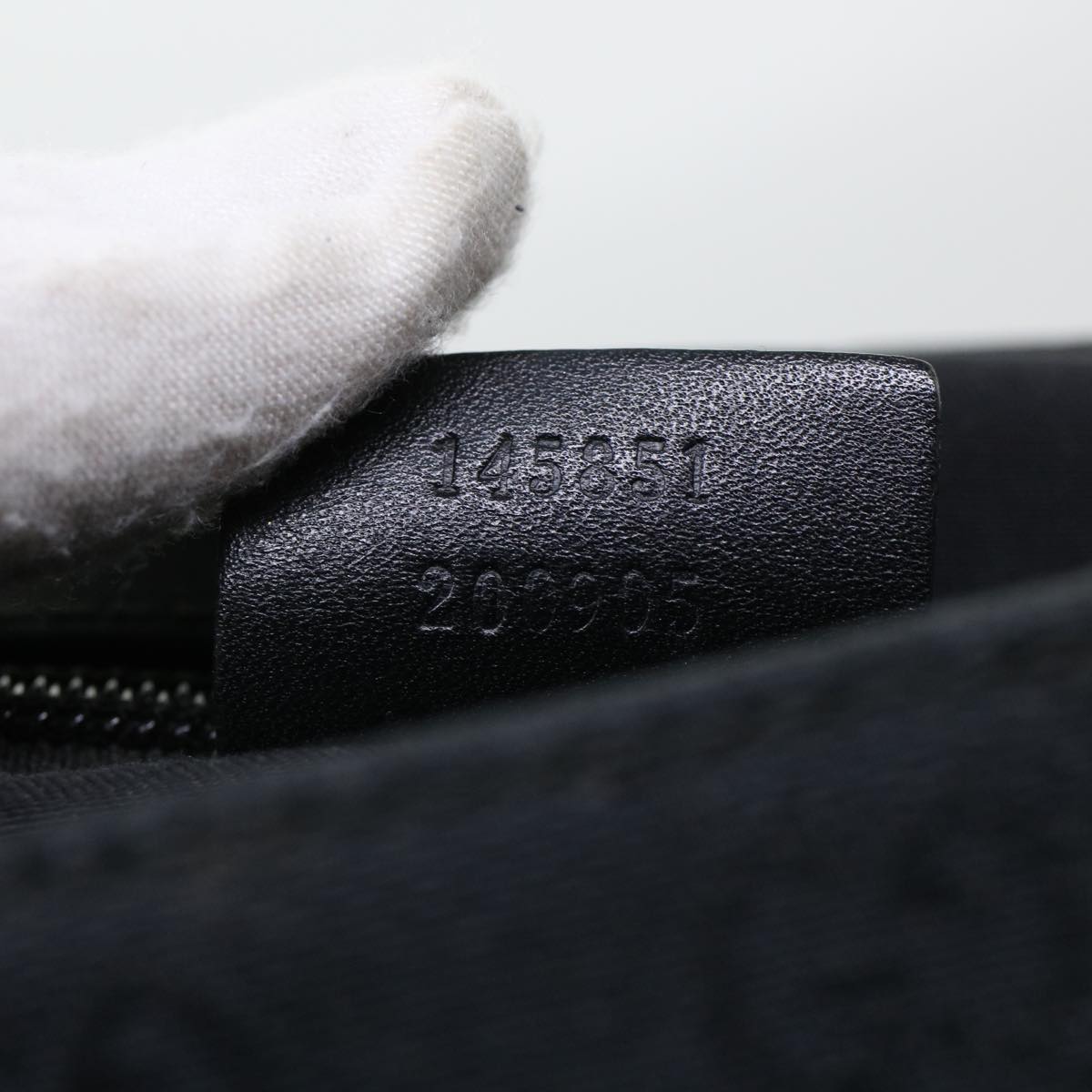 GUCCI GG Canvas Waist bag Black 145851 42185