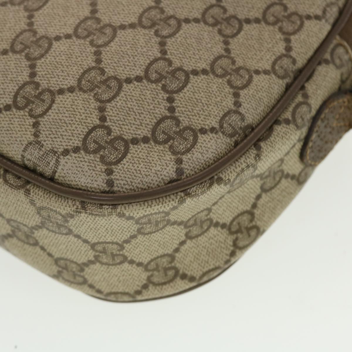 GUCCI GG Canvas Web Sherry Line Clutch Bag Beige Red Green 8901034 42585