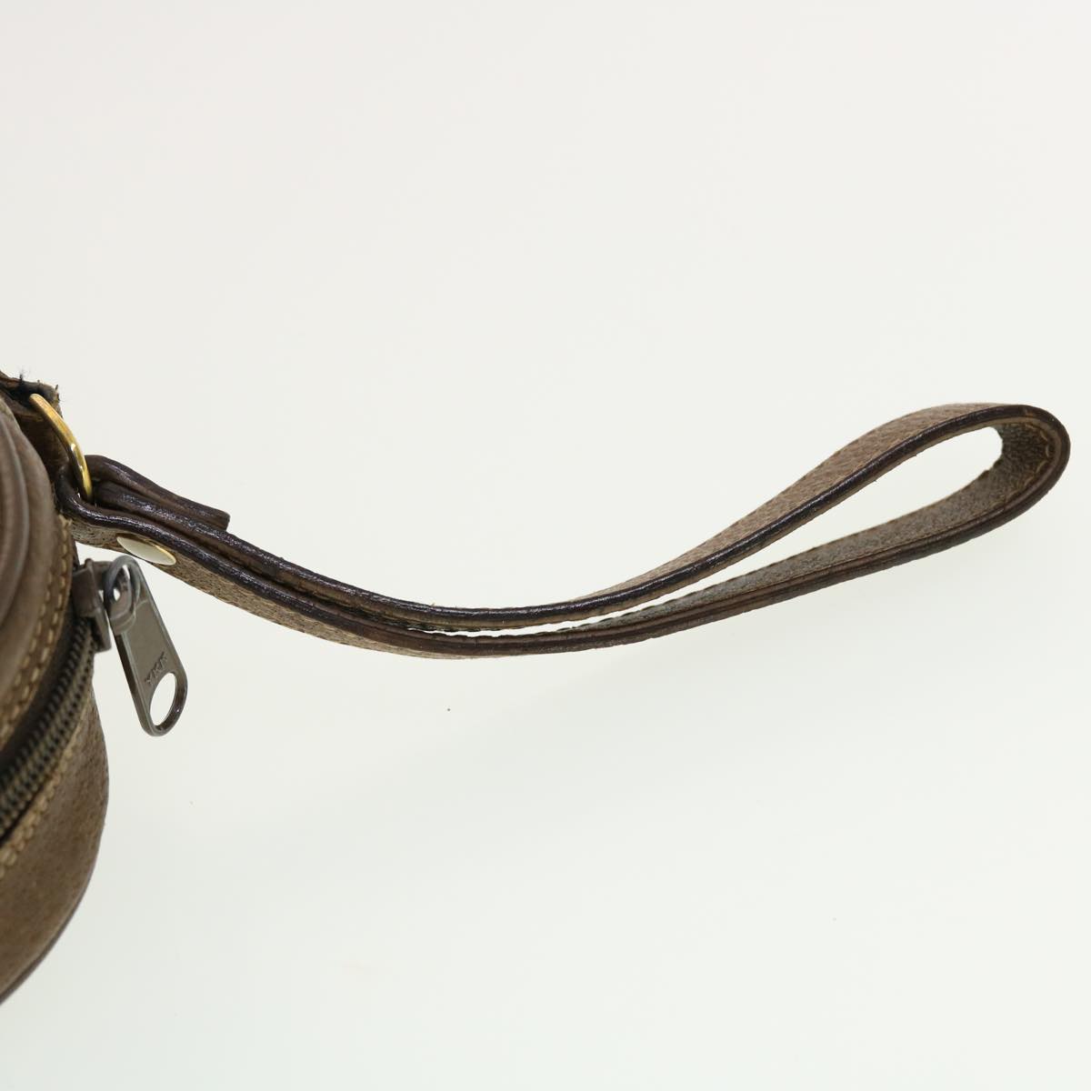 GUCCI GG Canvas Web Sherry Line Clutch Bag Beige Red Green 8901034 42585