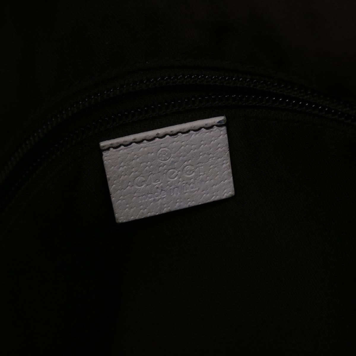 GUCCI GG Canvas Sherry Line Shoulder Bag White Green 181092 42713