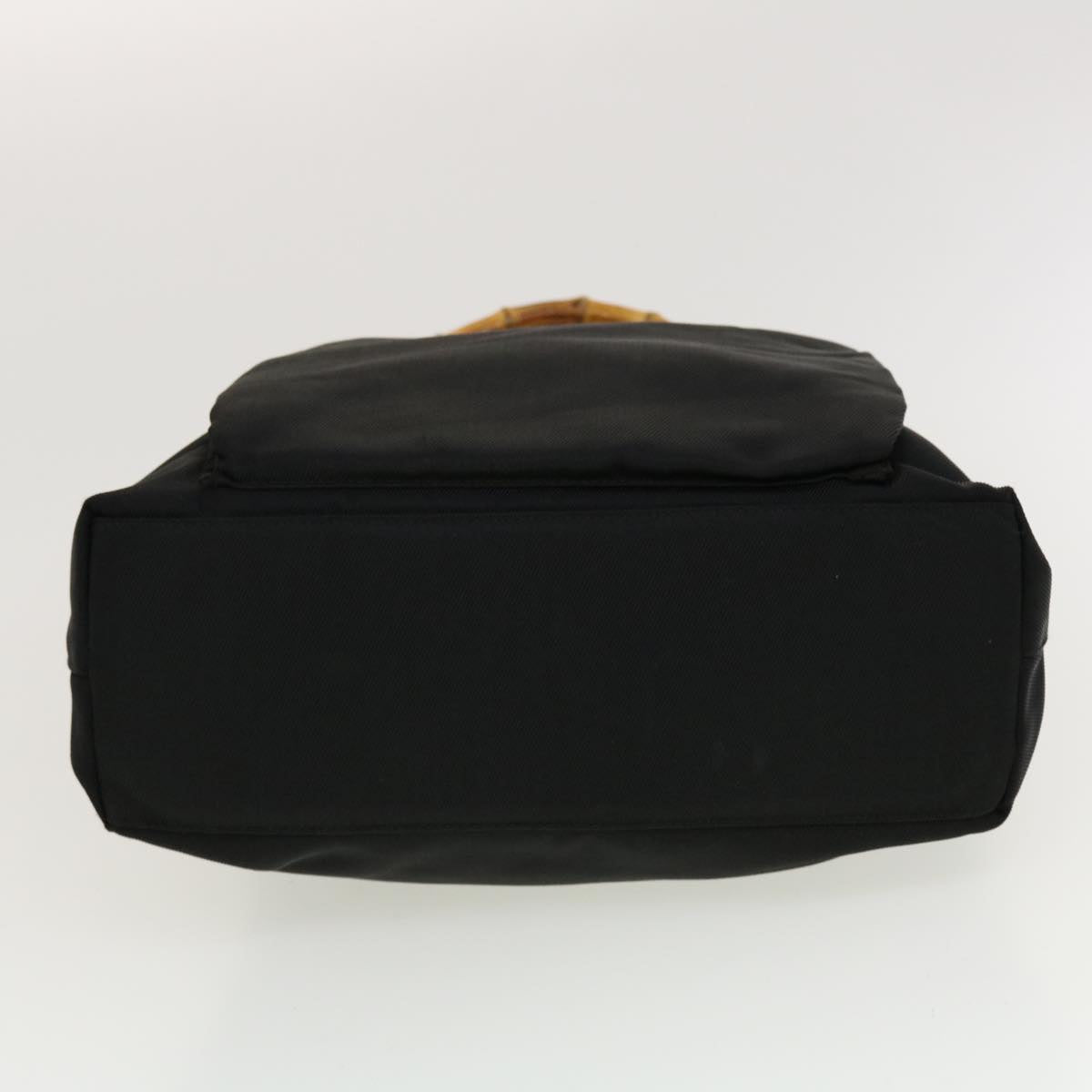 GUCCI Bamboo Hand Bag Nylon 2way Black 002.2122.0506 42767