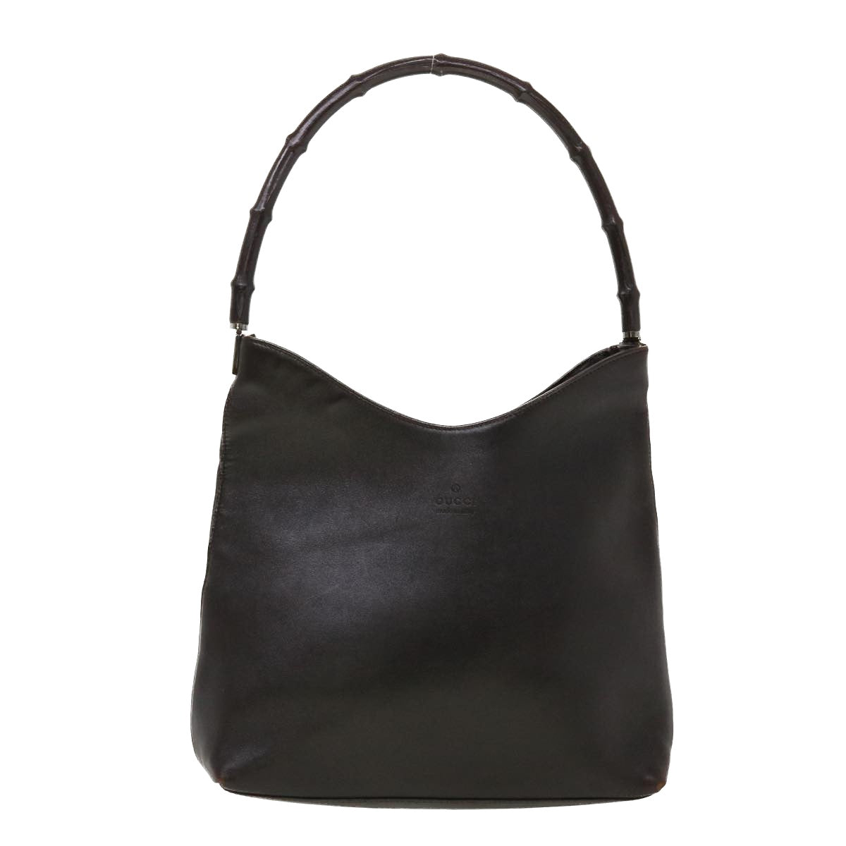 GUCCI Shoulder Bag Leather Black 0013244 42833