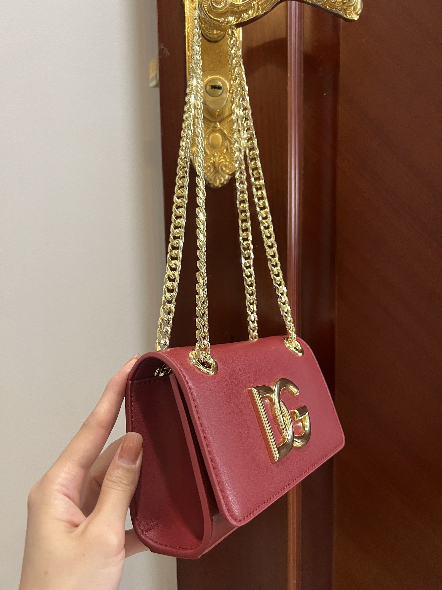 GLAMI Polished 3.5 Phone Bag Burgundy For Women 7.3in/19cm GLAMI