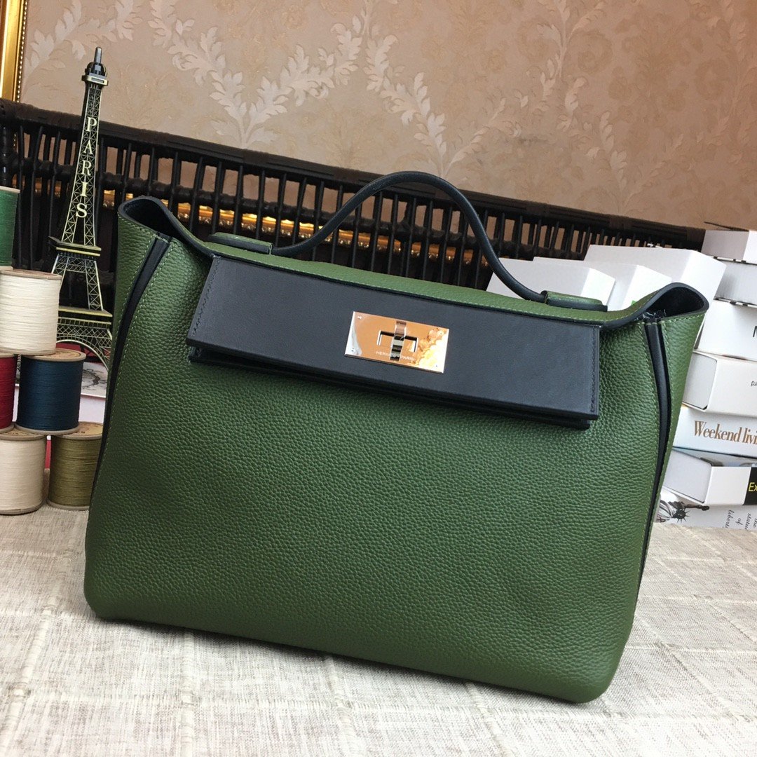 GLAMI 24/24 ClemenGLAMI Swift Green Silver Hardware For Women, Handbags, Shoulder Bags 11.4in/29cm