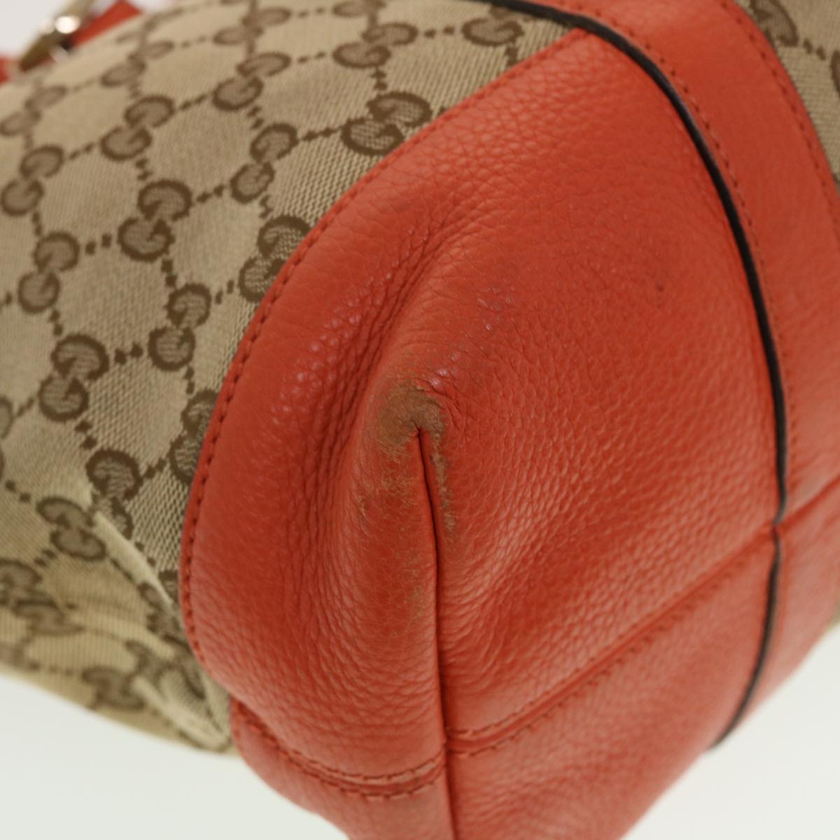 GUCCI GG Canvas Shoulder Bag Beige 353122 43168