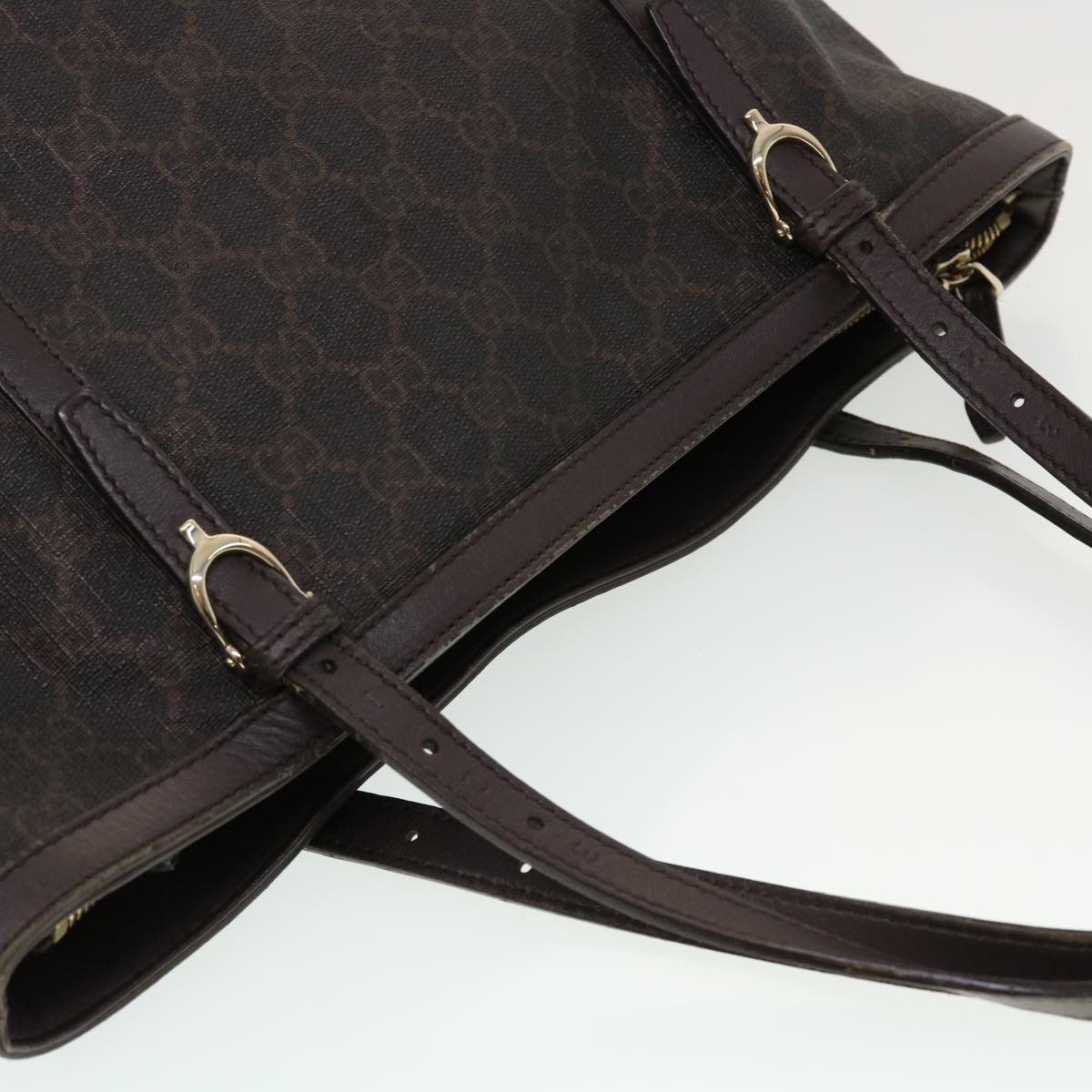GUCCI GG Canvas Tote Bag Brown 336776 43238