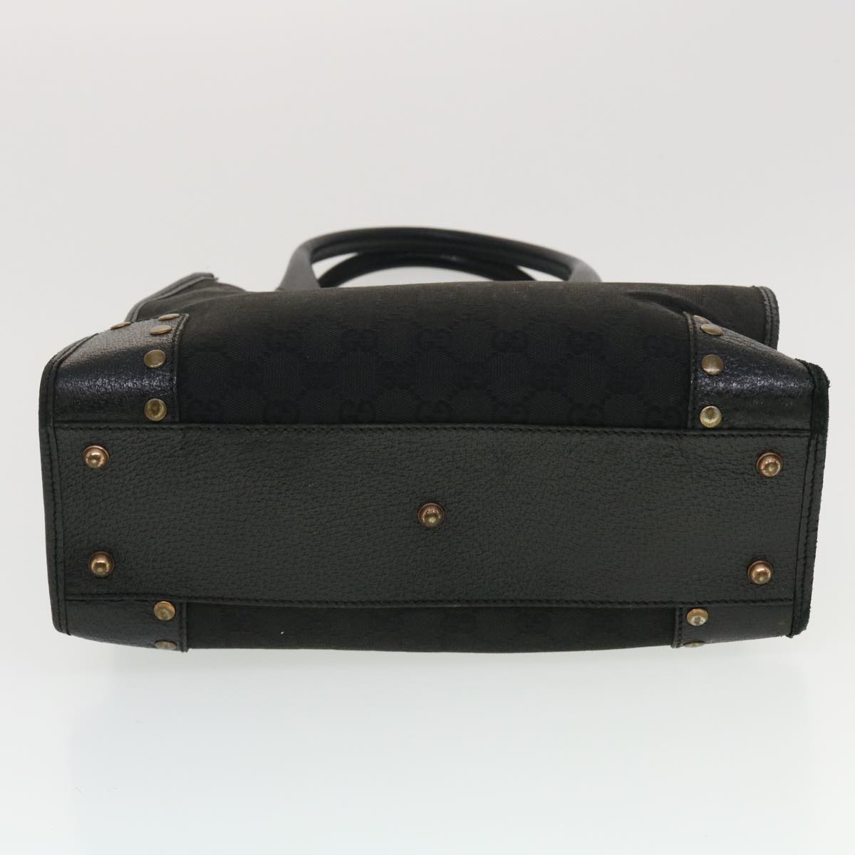 GUCCI GG Canvas Tote Bag Black 124260 43271