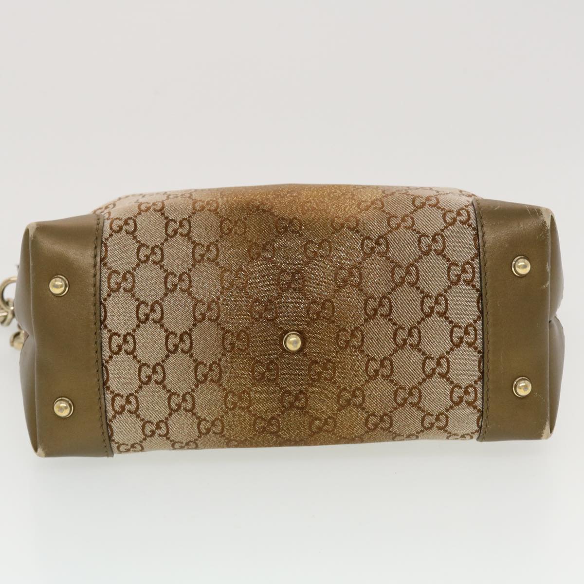 GUCCI GG Canvas Shoulder Bag Beige 269959 43302