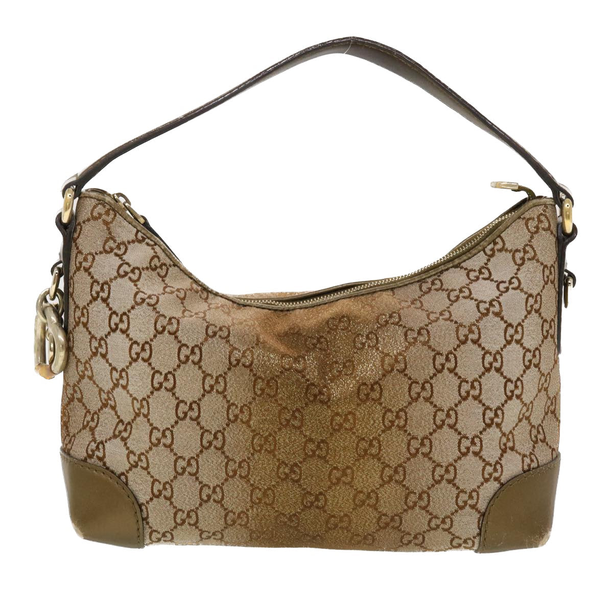 GUCCI GG Canvas Shoulder Bag Beige 269959 43302