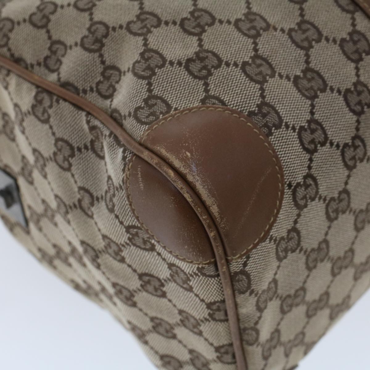 GUCCI GG Canvas Web Sherry Line Boston Bag Beige Red 2122.000.5301 43326
