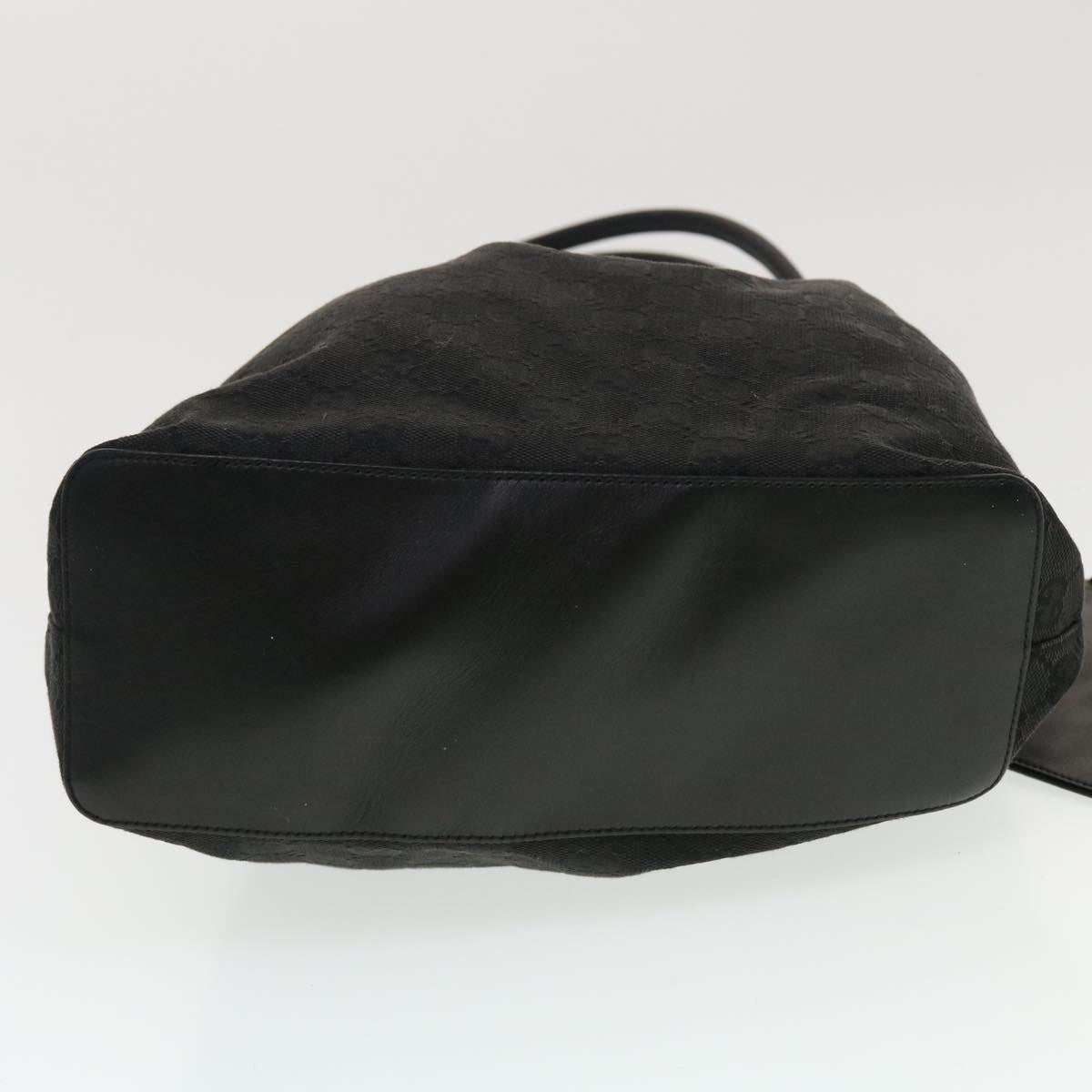 GUCCI GG Canvas Shoulder Bag Black 90644 43327